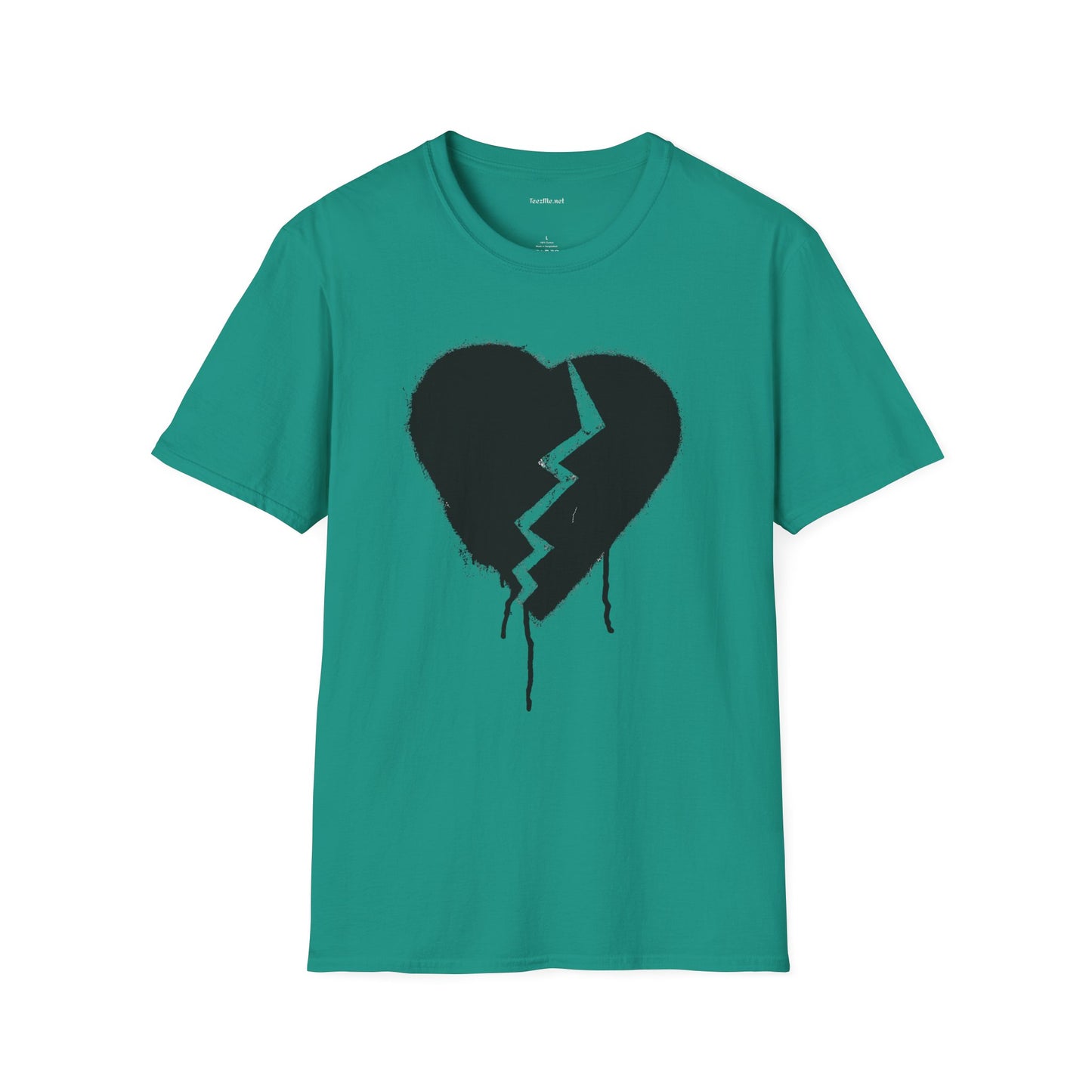 Broken Heart  - Unisex Softstyle T-Shirt 100% Cotton Graphic