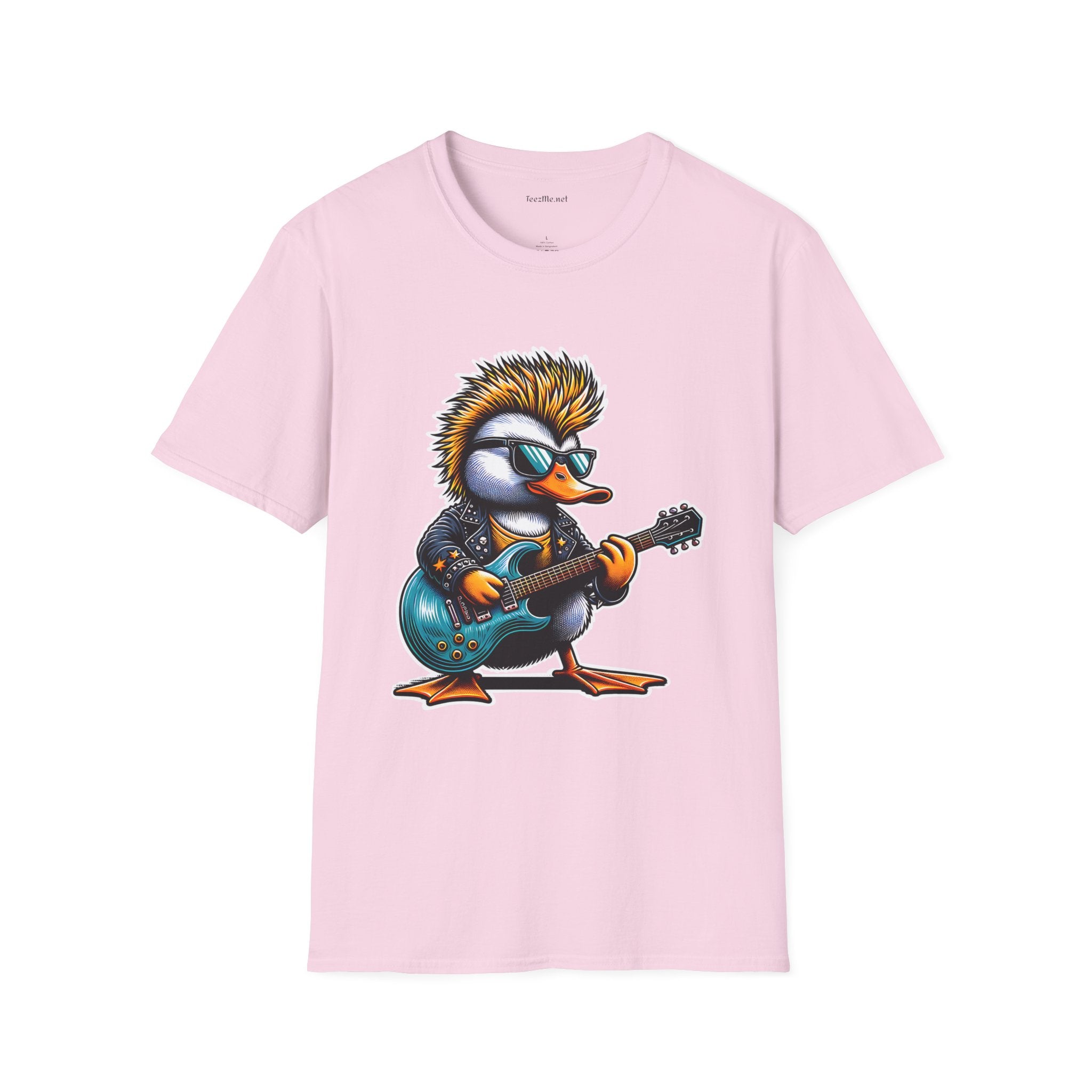 Rockn' Duck Unisex Softstyle T-Shirt 100% Cotton Graphic