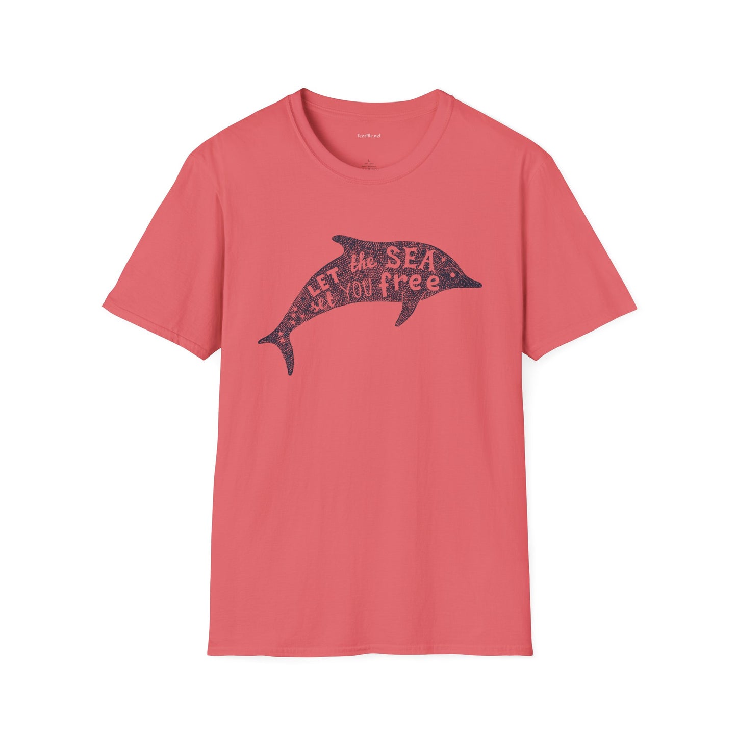 Let the sea - Unisex Softstyle T-Shirt 100% Cotton Graphic