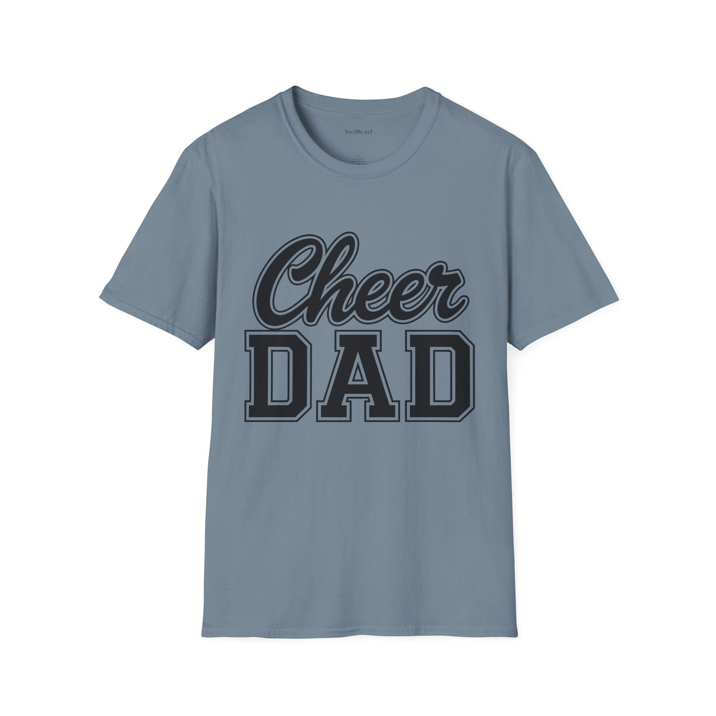 Cheer Dad Unisex Soft Style T-Shirt 100% Cotton Graphic