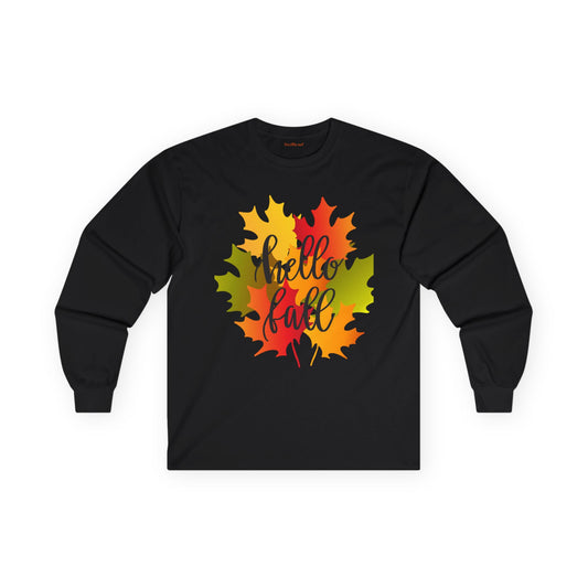 Hello Fall (2) Unisex Ultra Cotton Long Sleeve Tee