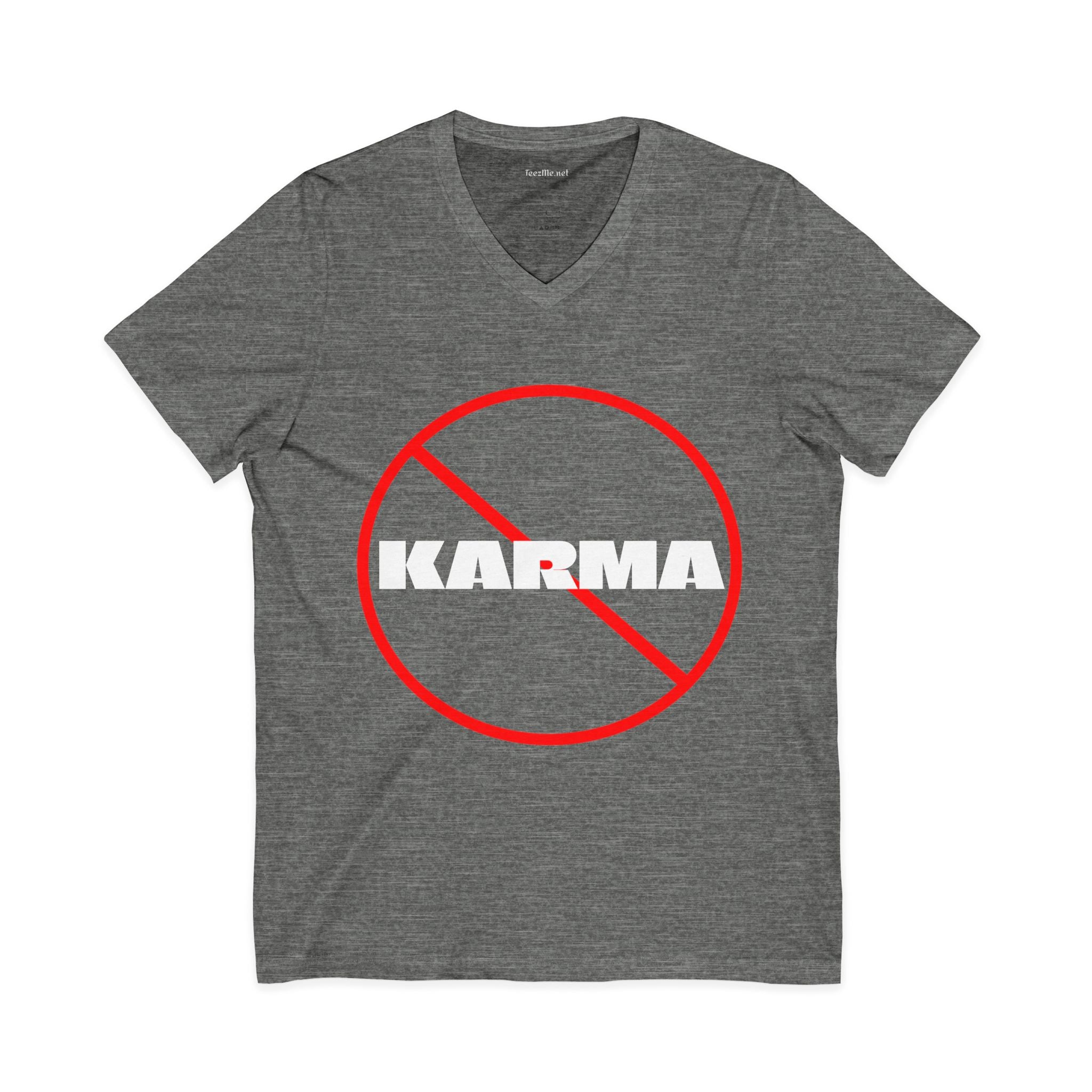 KARMA (unwanted) - Unisex Jersey Short Sleeve V-Neck Tee