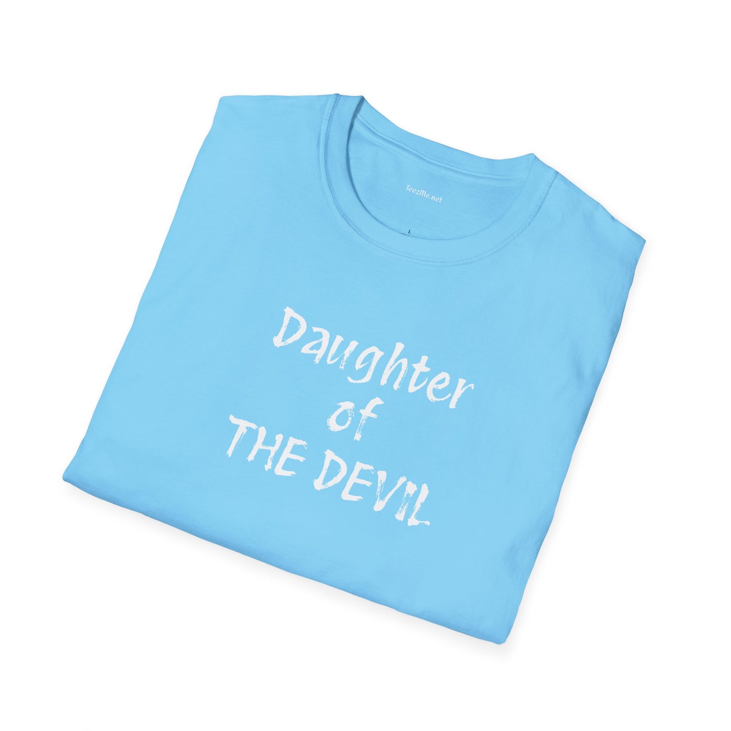 Daughter of THE DEVIL - Unisex Softstyle T-Shirt 100% Cotton Graphic