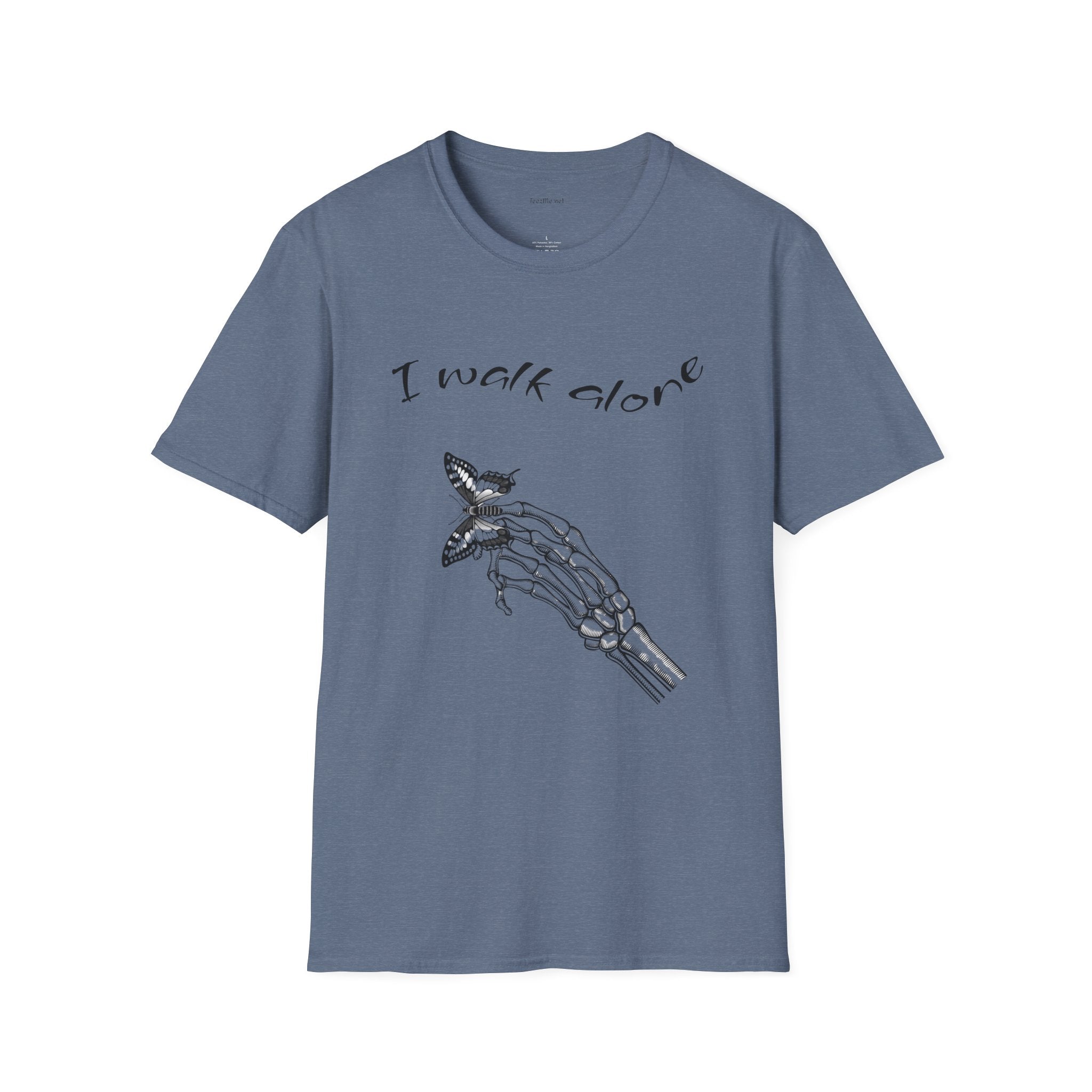 I walk alone - Unisex Softstyle T-Shirt 100% Cotton Graphic