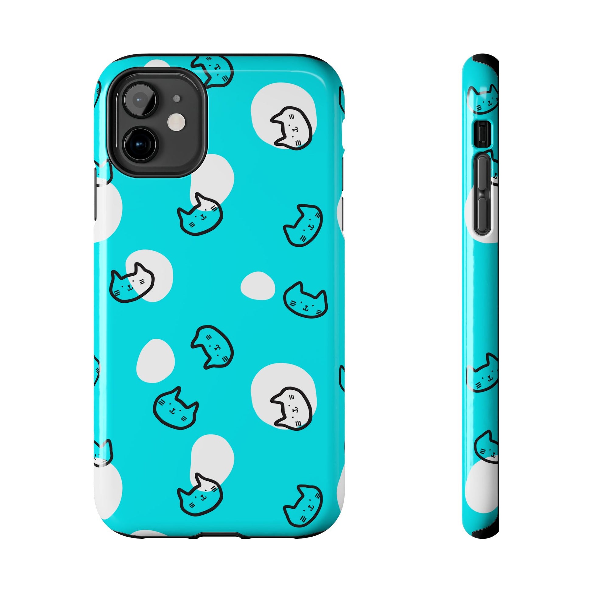 Cute Cat Pattern Cell Phone Case Tough Phone Cases