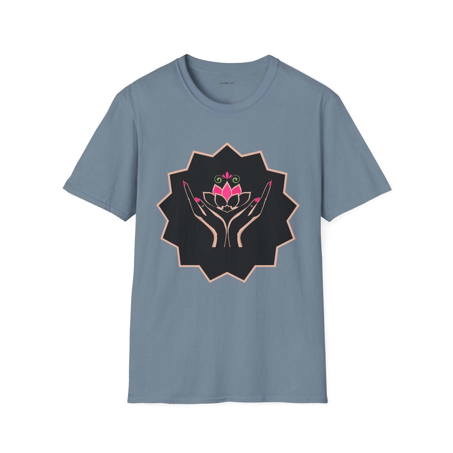 Pink Lotus - Unisex Softstyle T-Shirt 100% Cotton Graphic