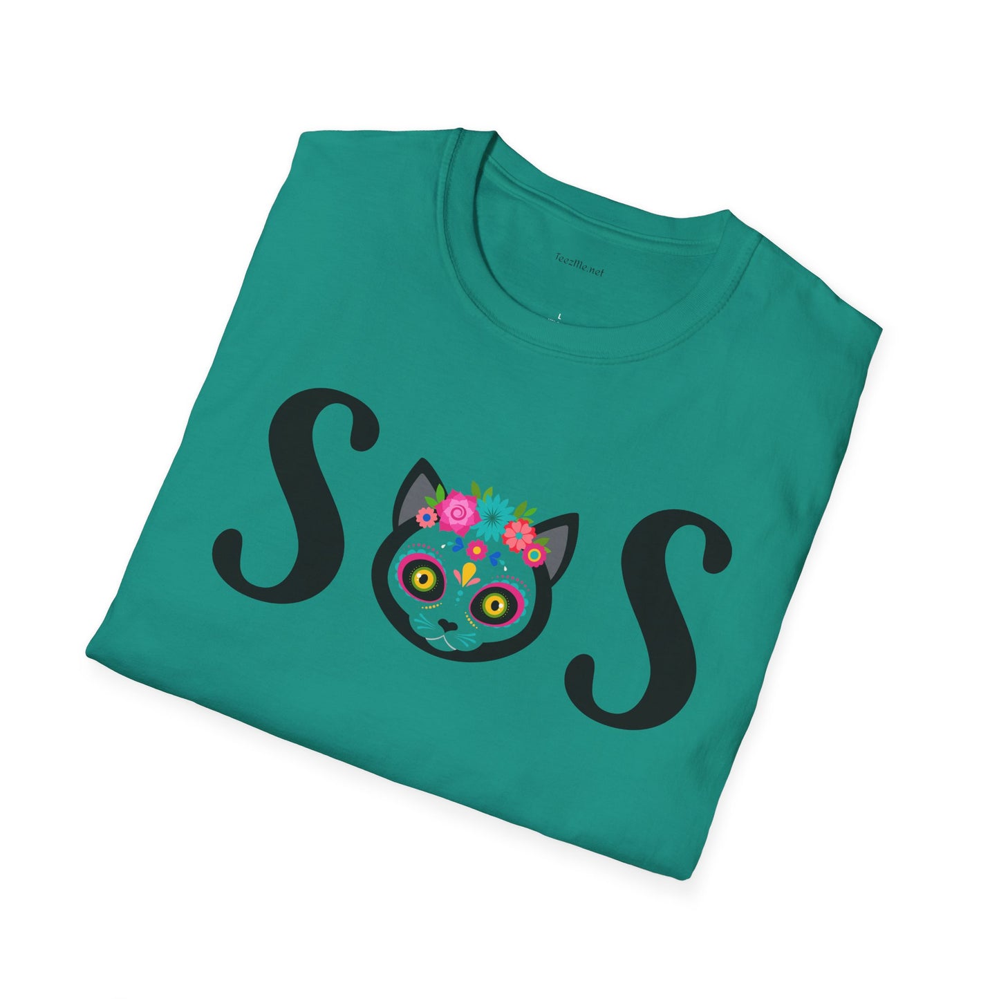 S O S - Unisex Softstyle T-Shirt 100% Cotton Graphic