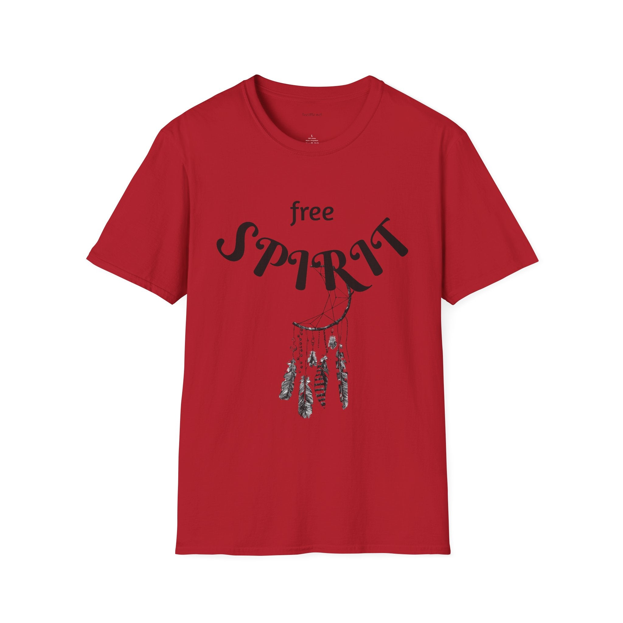free SPIRIT - Unisex Softstyle T-Shirt 100% Cotton Graphic