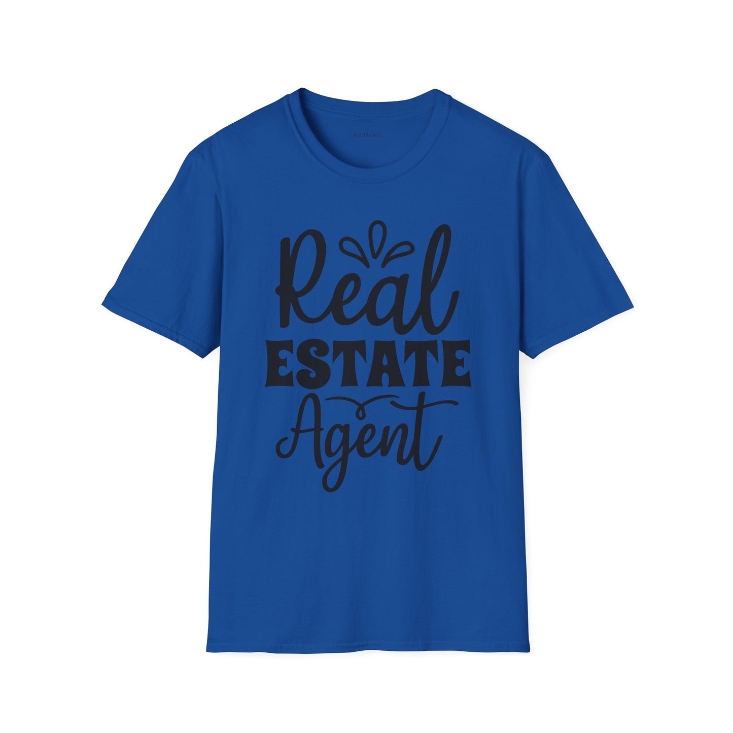 Real Estate Agent Unisex Soft Style T-Shirt 100% Cotton Graphic