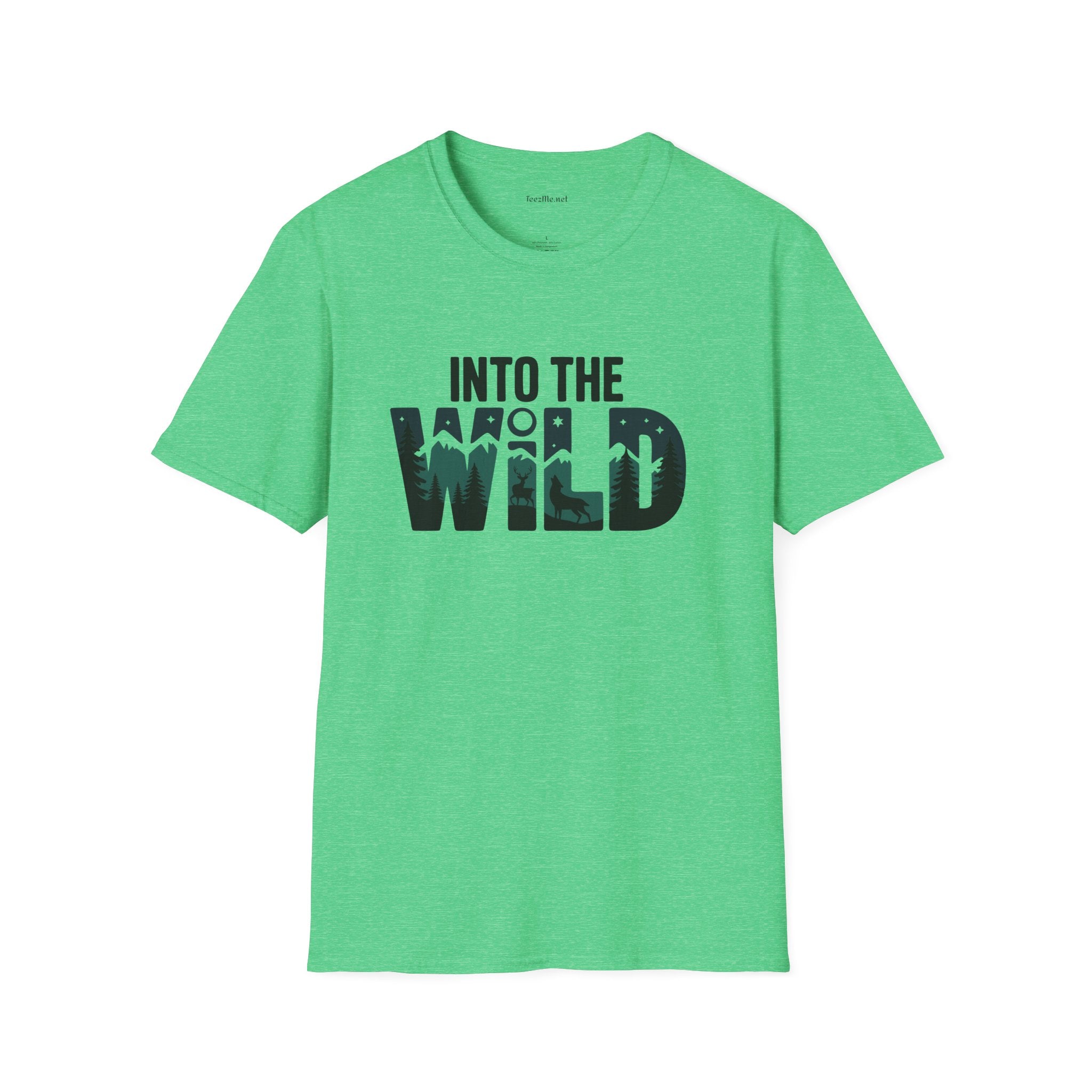 Into the WILD Unisex Softstyle T-Shirt 100% Cotton Graphic