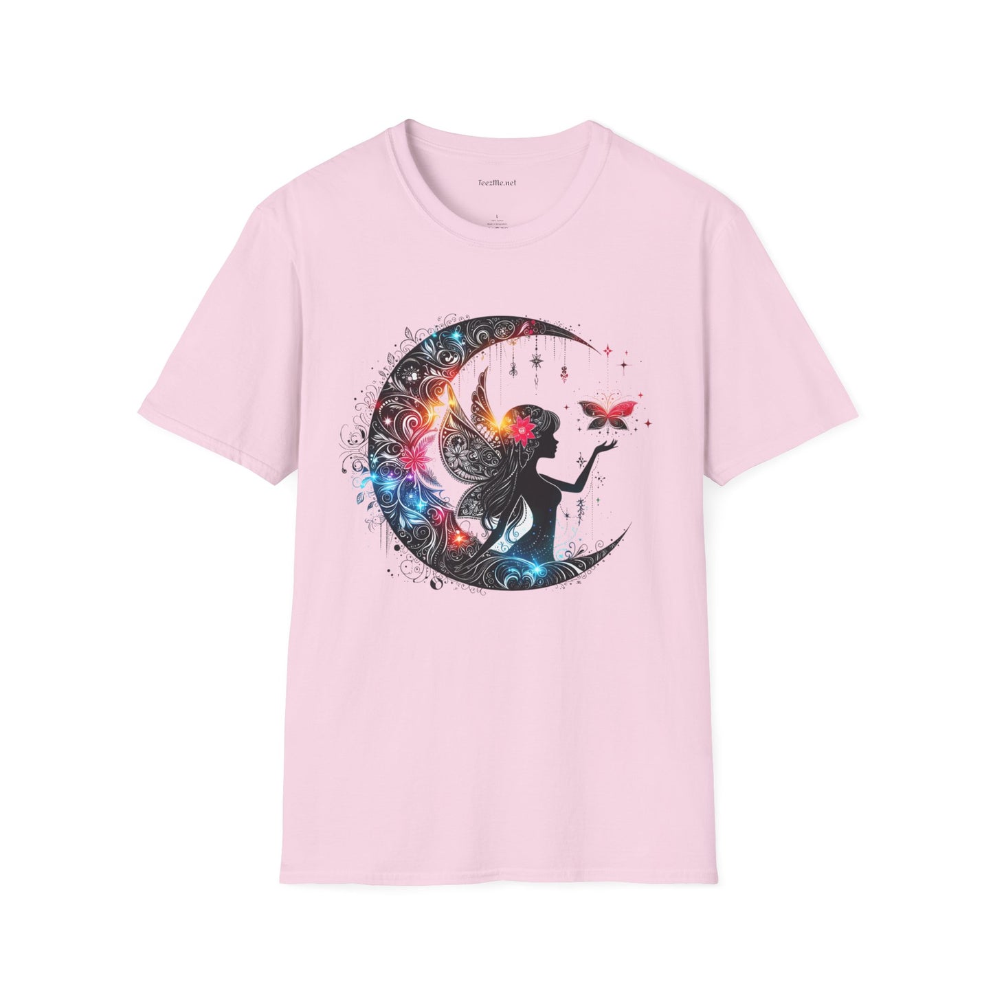 Moon Fairy 03 Unisex Soft Style T-Shirt 100% Cotton Graphic
