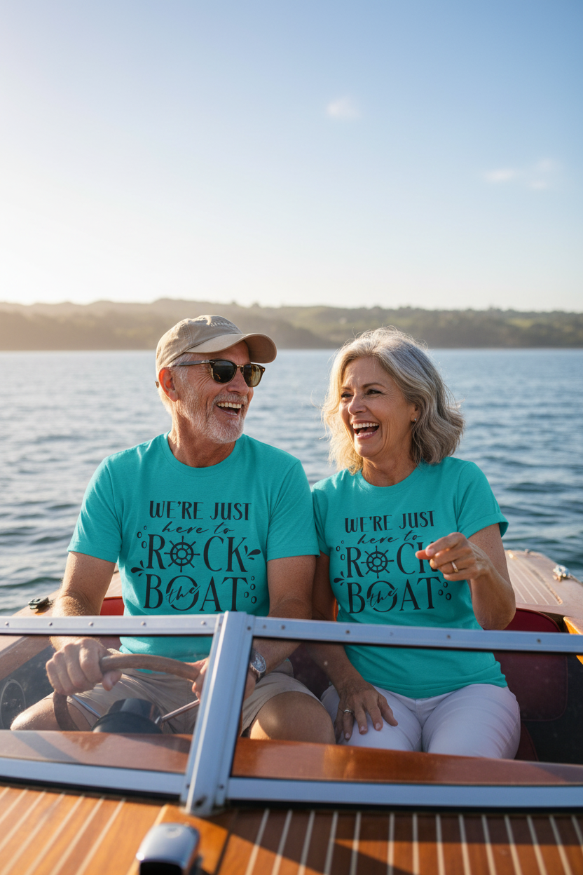Rock the Boat - Unisex Softstyle T-Shirt 100% Cotton Graphic