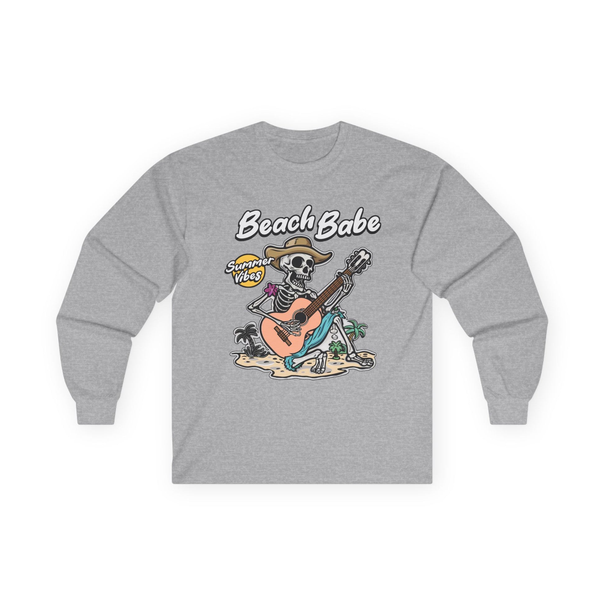 Beach Babe Guitar Unisex Ultra Cotton Long Sleeve Tee