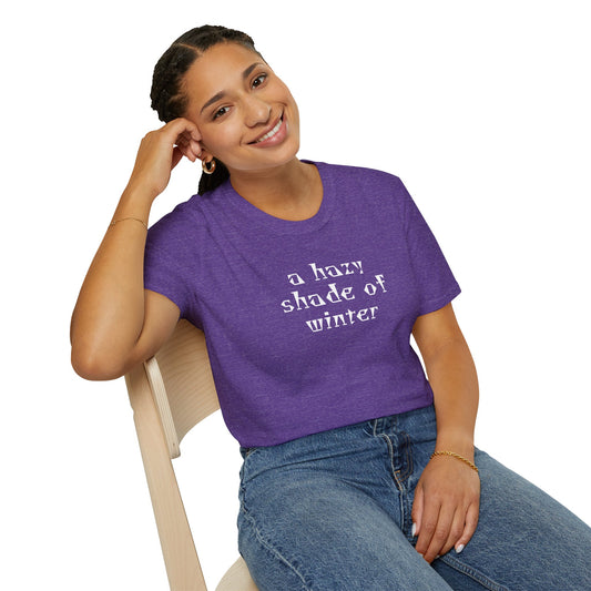 A hazy shade of winter  - Unisex Softstyle T-Shirt 100% Cotton Graphic