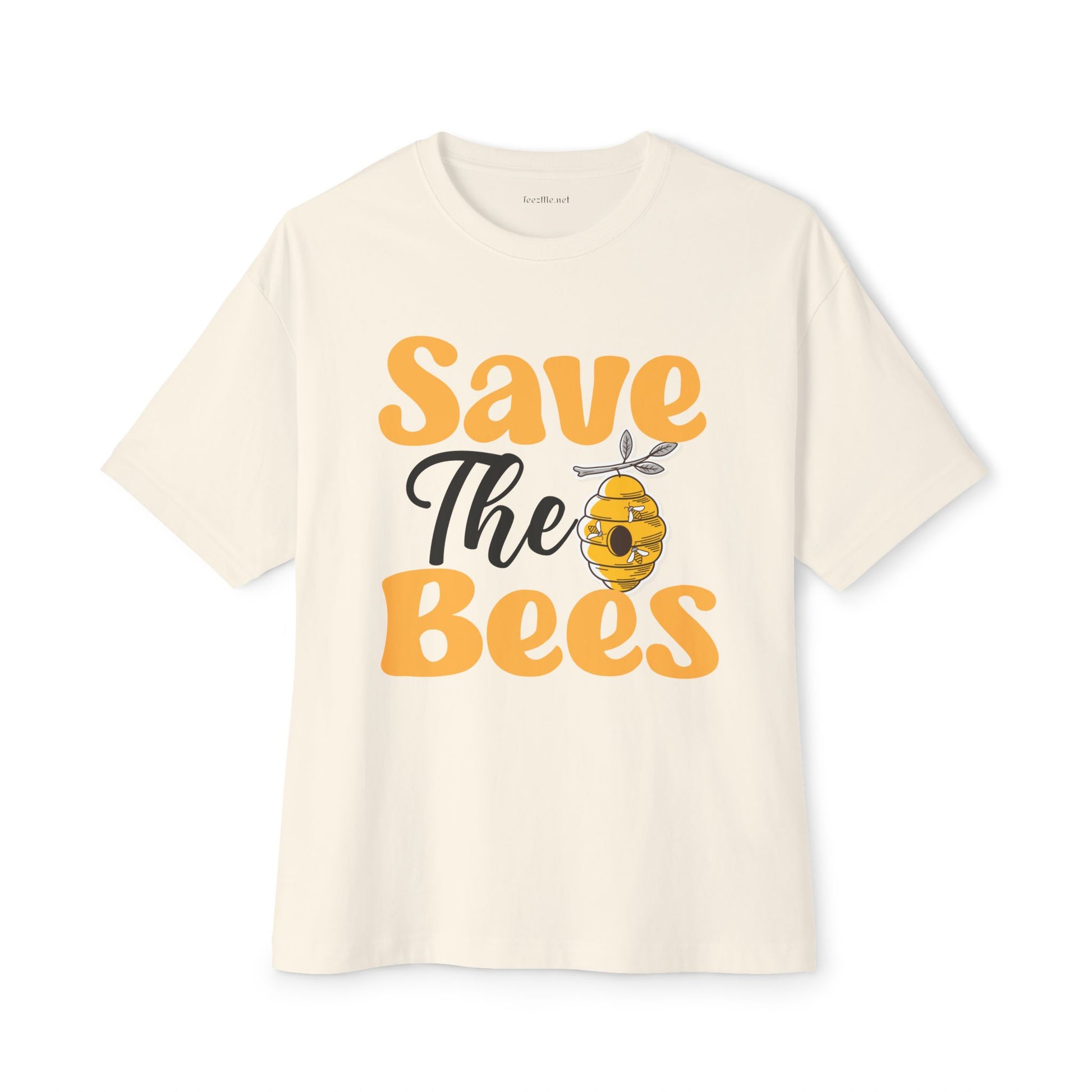 Save the Bees Unisex Oversized Boxy Tee