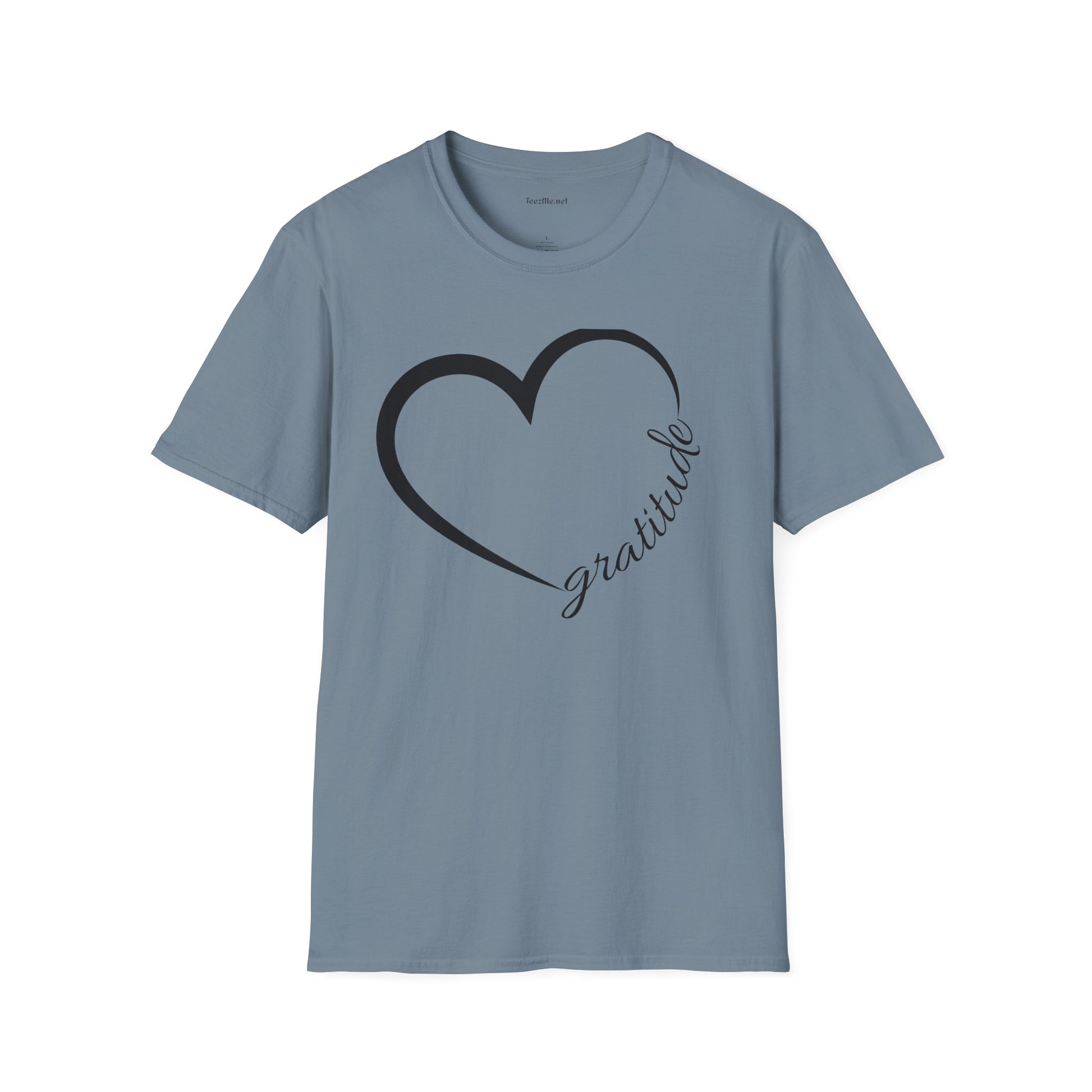Gratitude Unisex Softstyle T-Shirt 100% Cotton Graphic