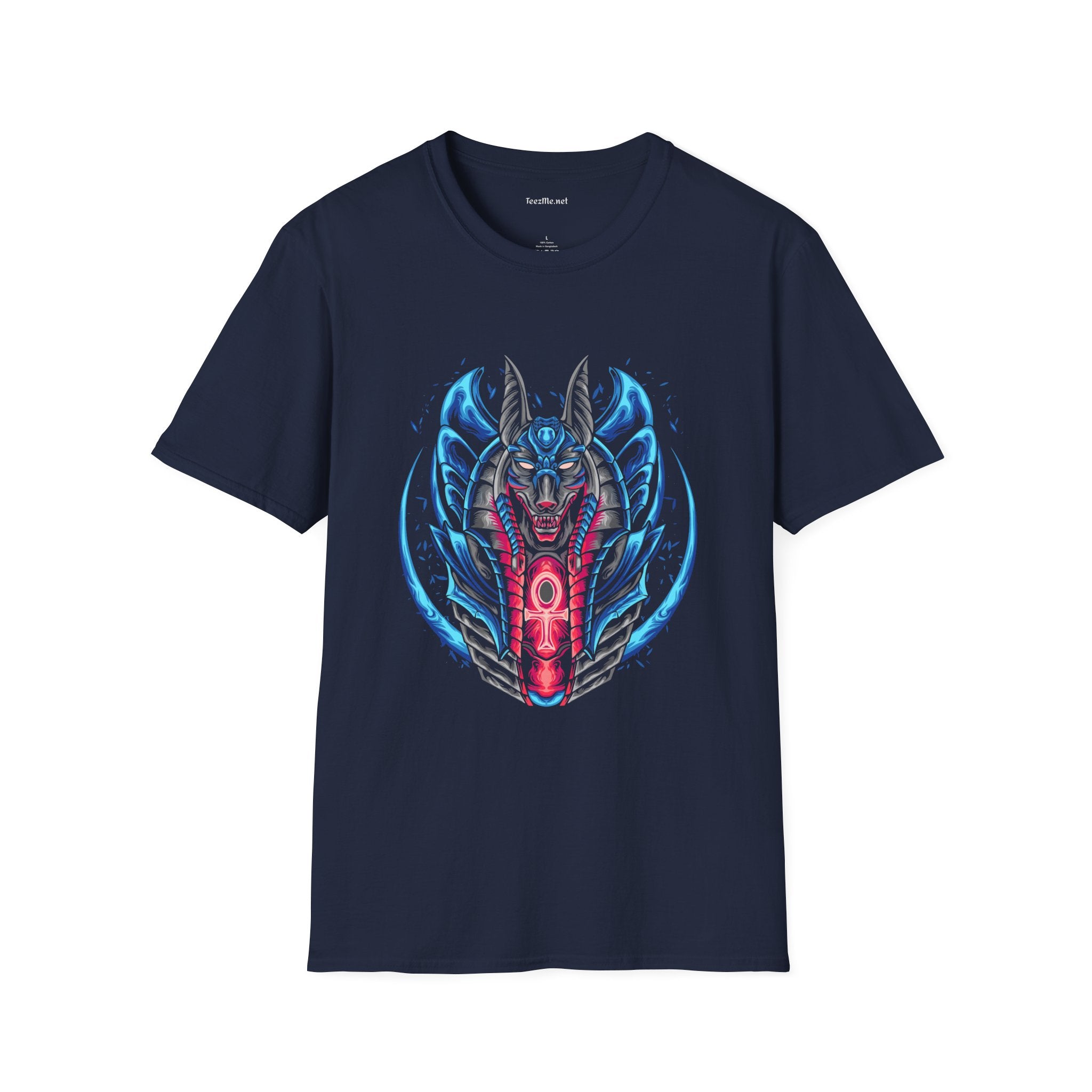 The Anubis Eqyptian Unisex Softstyle T-Shirt 100% Cotton