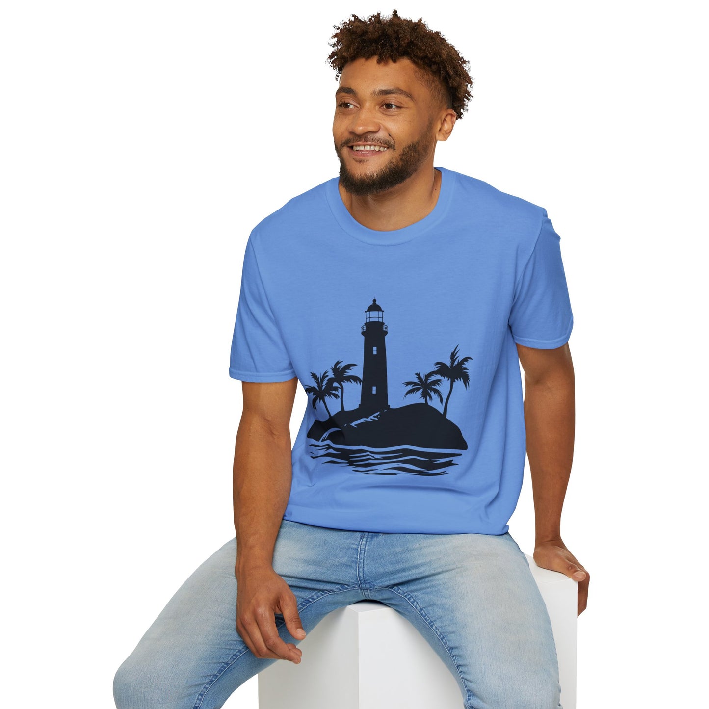 Lighthouse - Unisex Softstyle T-Shirt 100% Cotton Graphic