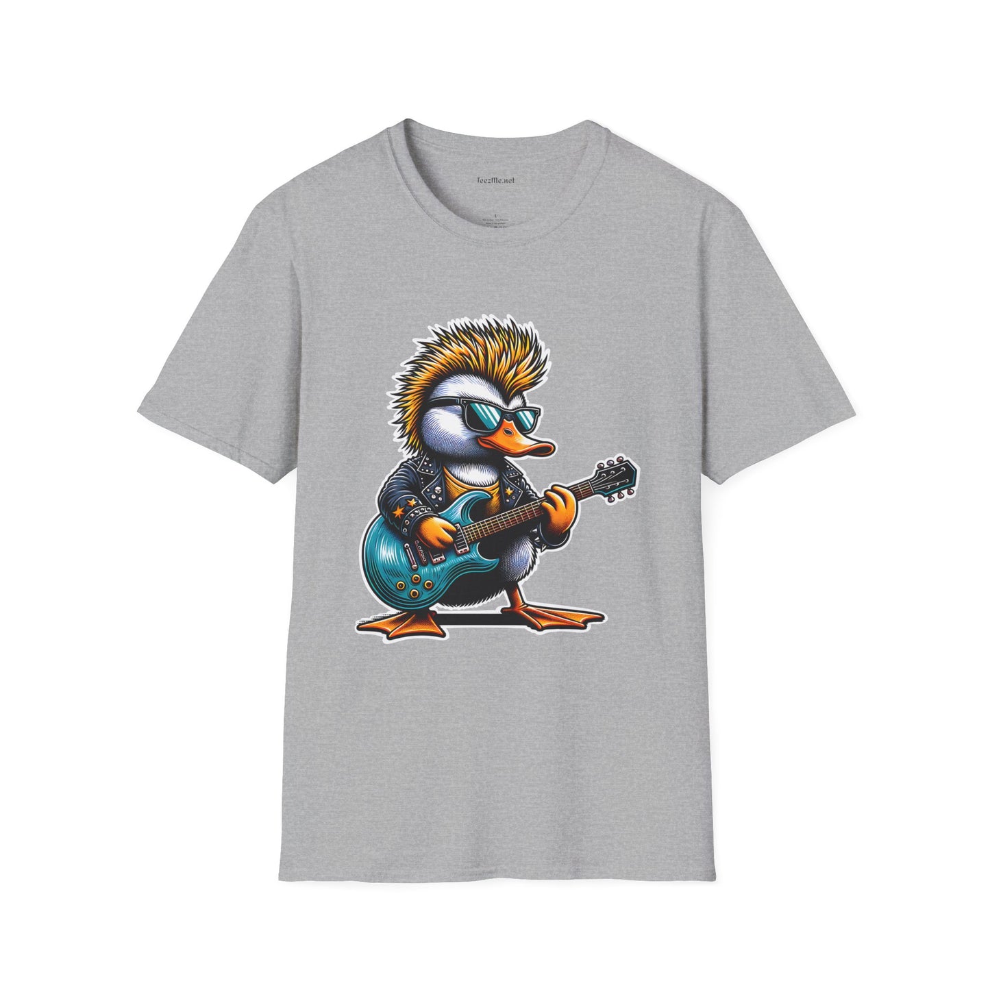 Rockn' Duck Unisex Softstyle T-Shirt 100% Cotton Graphic