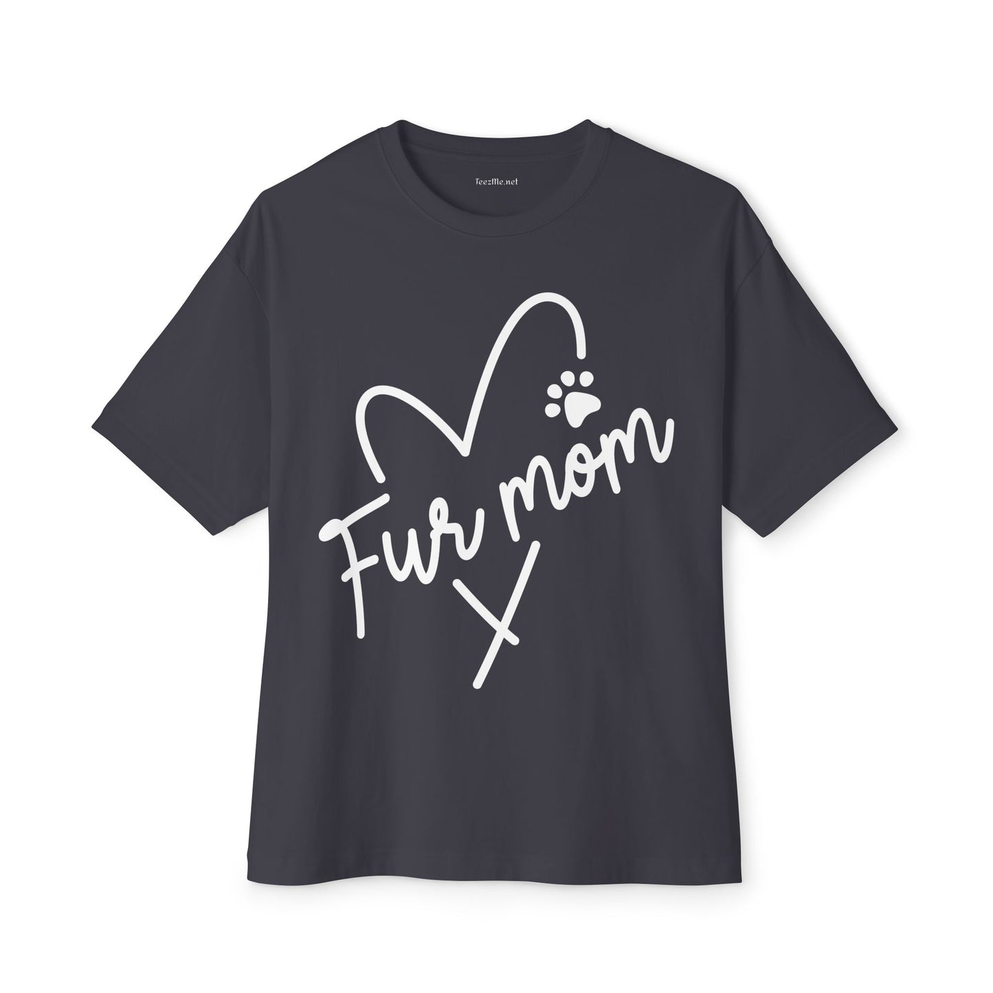 Fur Mom 01 Unisex Oversized Boxy Tee