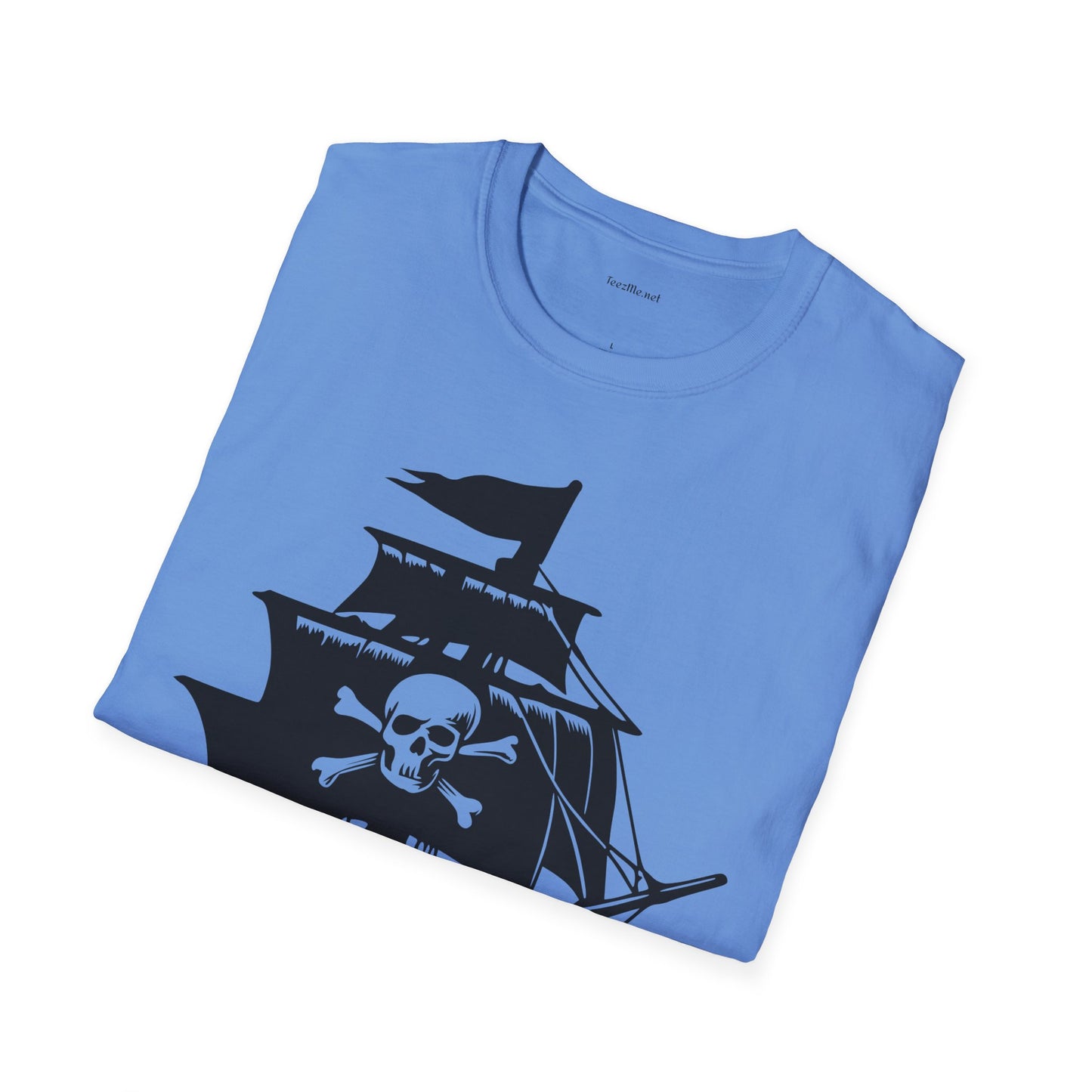 Pirate Ship  - Unisex Softstyle T-Shirt 100% Cotton Graphic