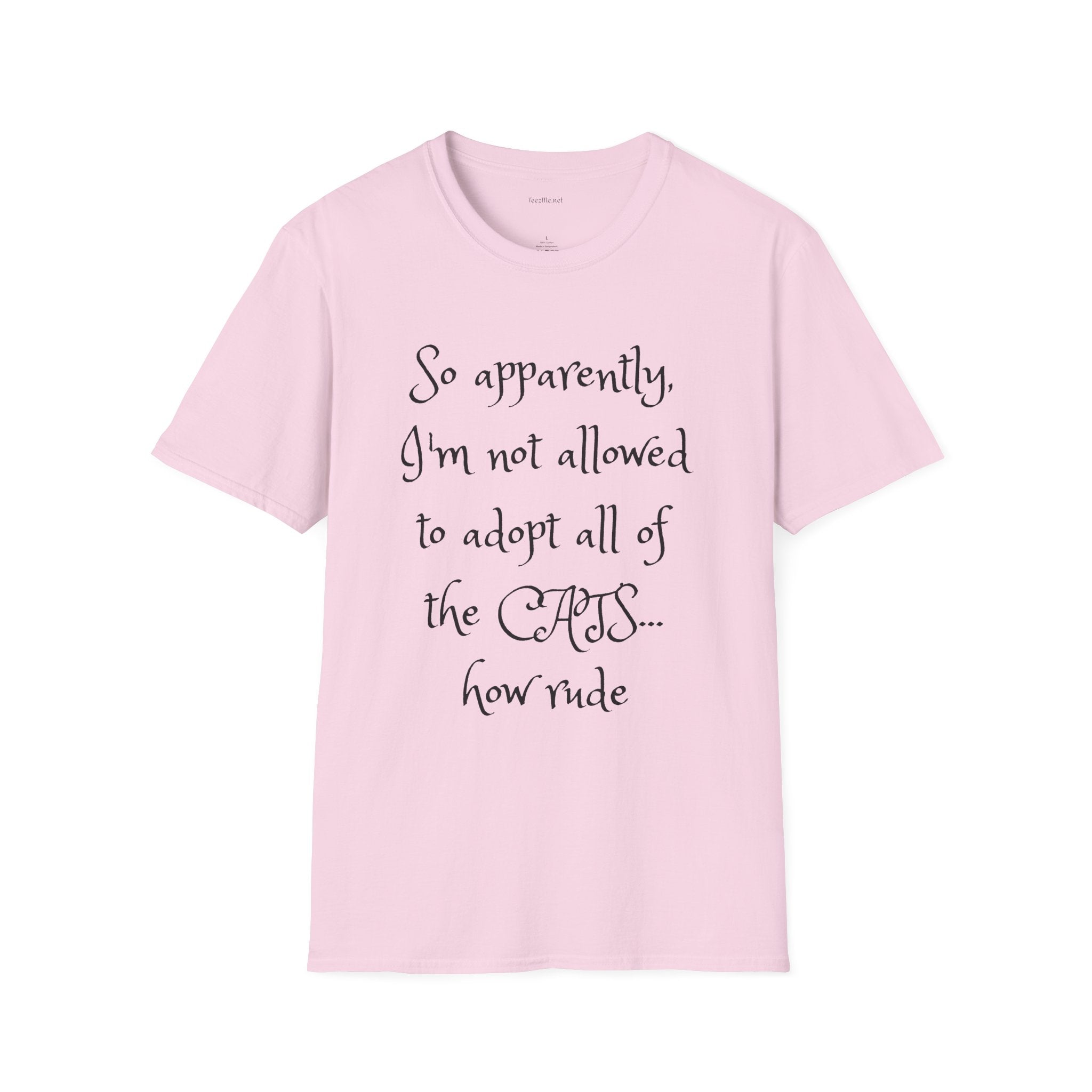 So apparently -  Softstyle T-Shirt 100% Cotton Graphic