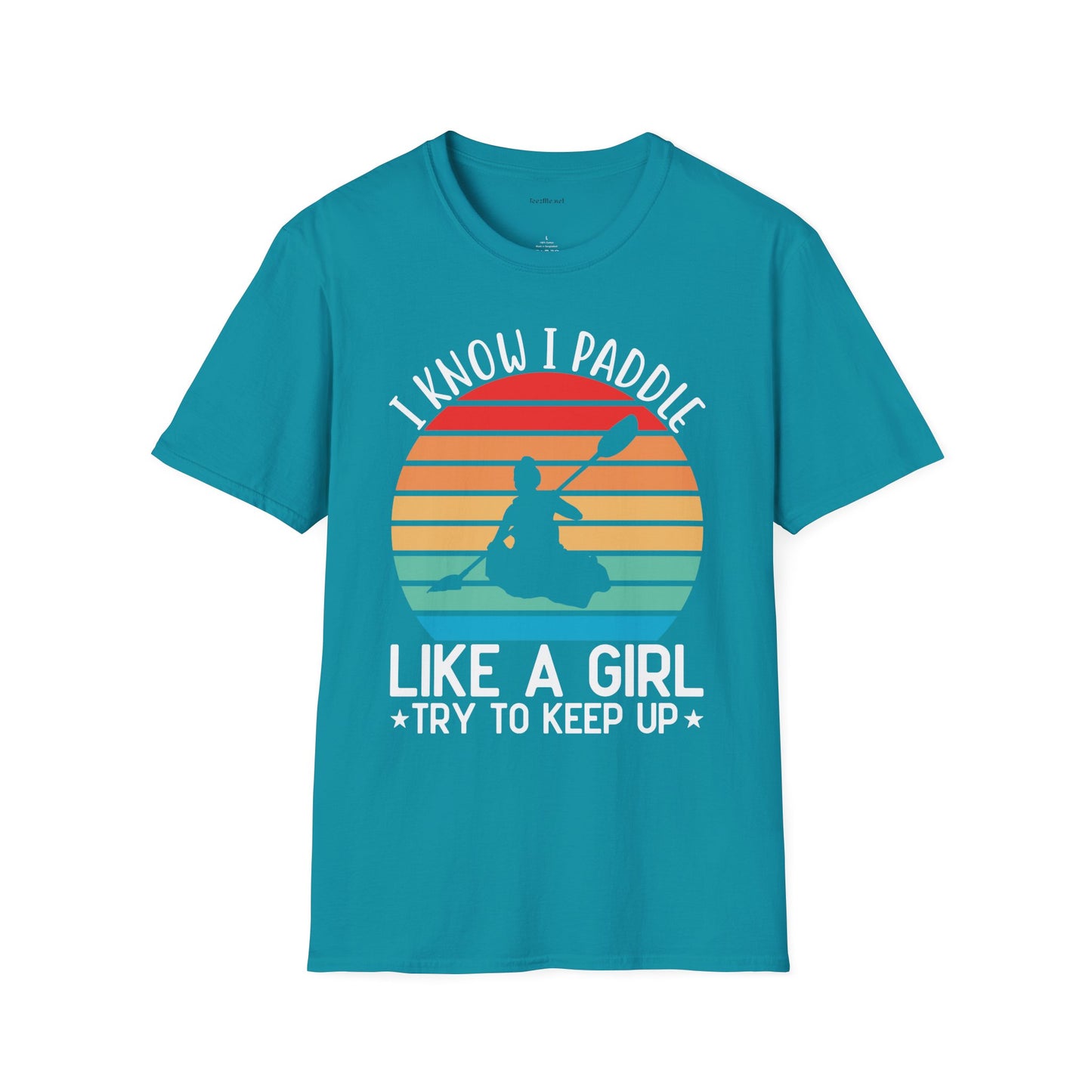 Paddle Like a Girl  - Unisex Softstyle T-Shirt 100% Cotton Graphic