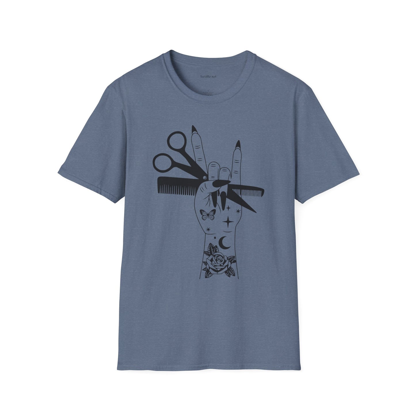 Hairstylist Boho Unisex Softstyle T-Shirt 100% Cotton Graphic