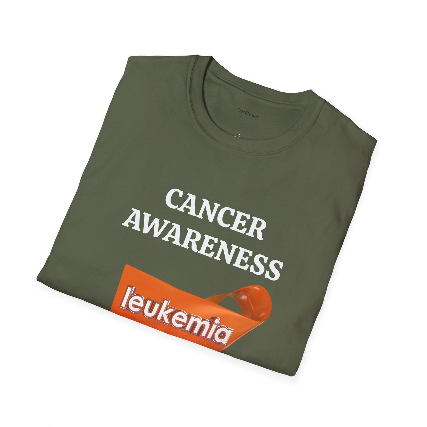 Leukemia Cancer Awareness - Unisex Softstyle T-Shirt 100% Cotton Graphic