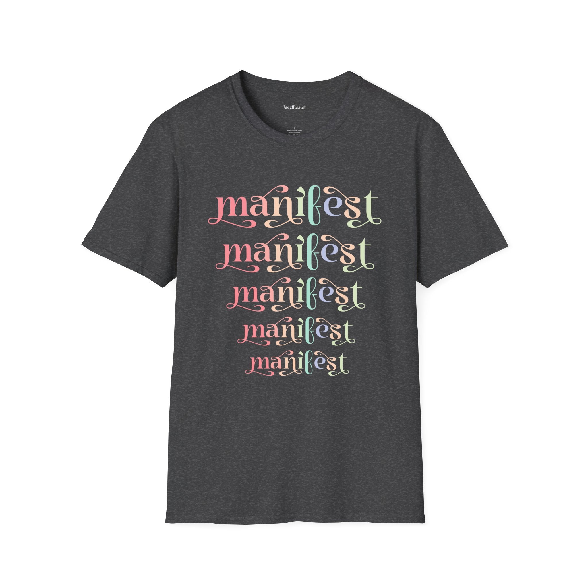 Manifest Unisex Softstyle T-Shirt 100% Cotton Graphic
