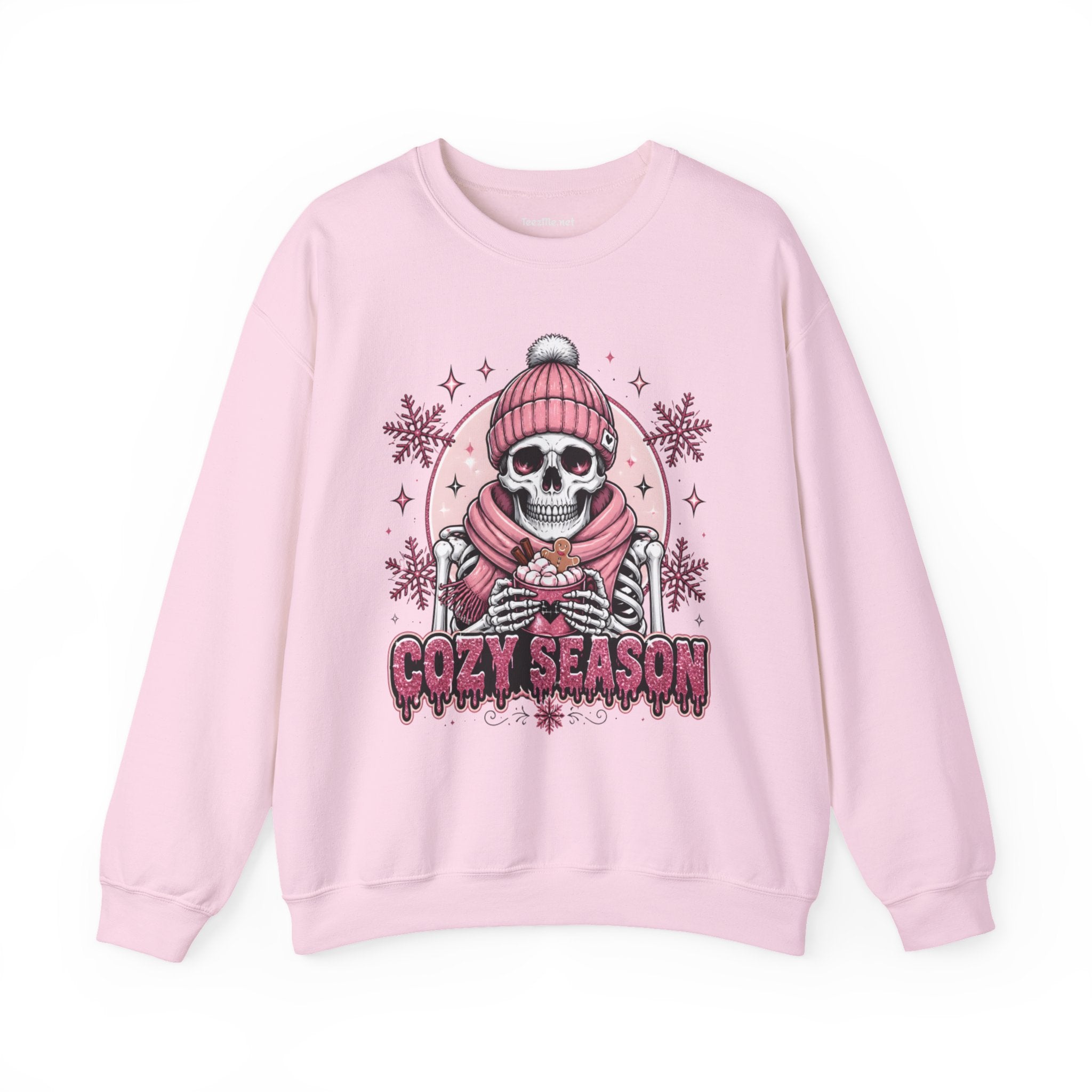 Cozy Season Skeleton Crewneck Sweatshirt