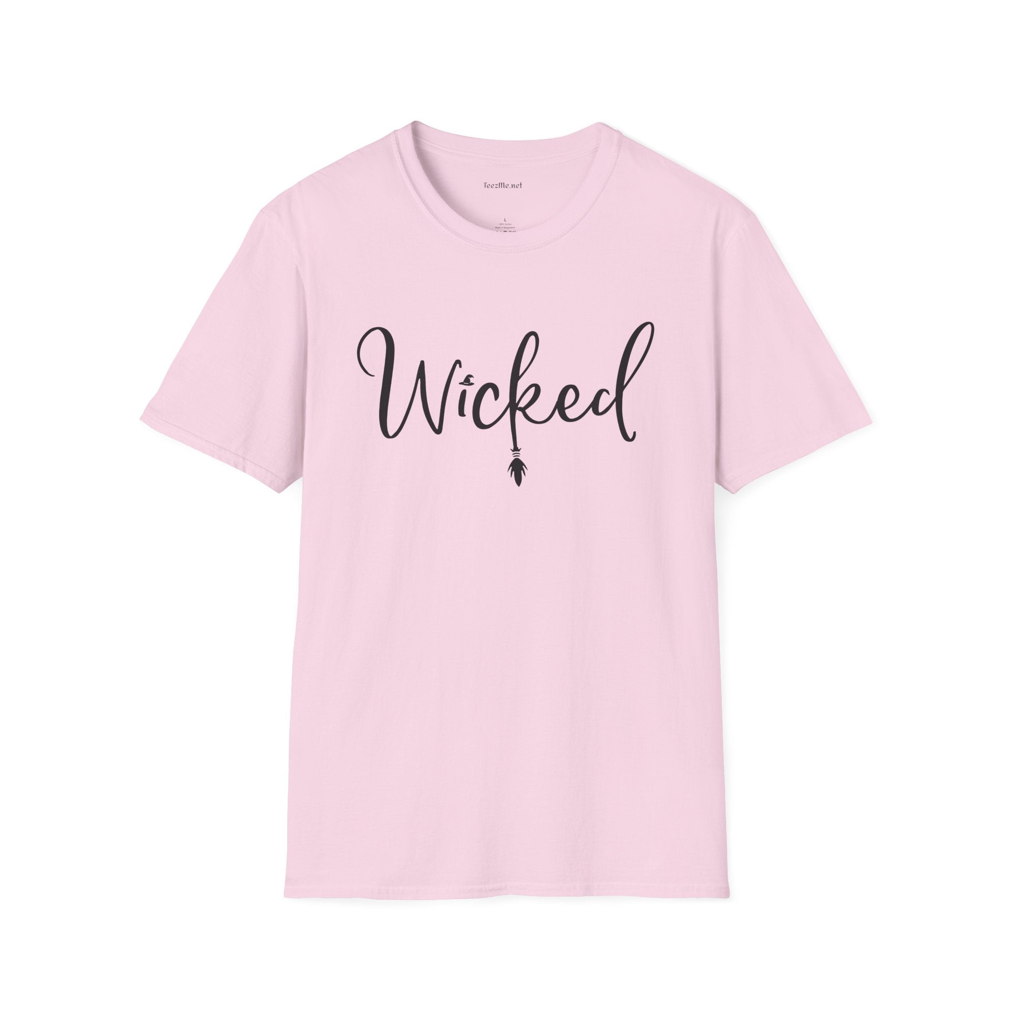 Wicked (black) Unisex SoftStyle T-Shirt 100% Cotton Graphic