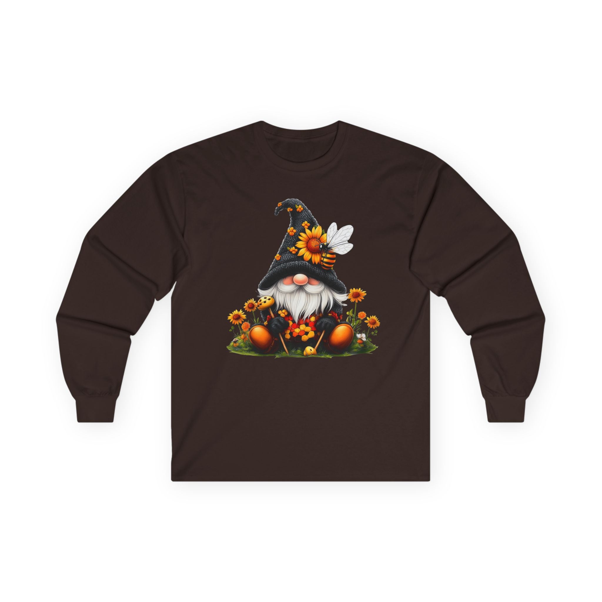 Honey Bee Gnome 02 Unisex Ultra Cotton Long Sleeve Tee
