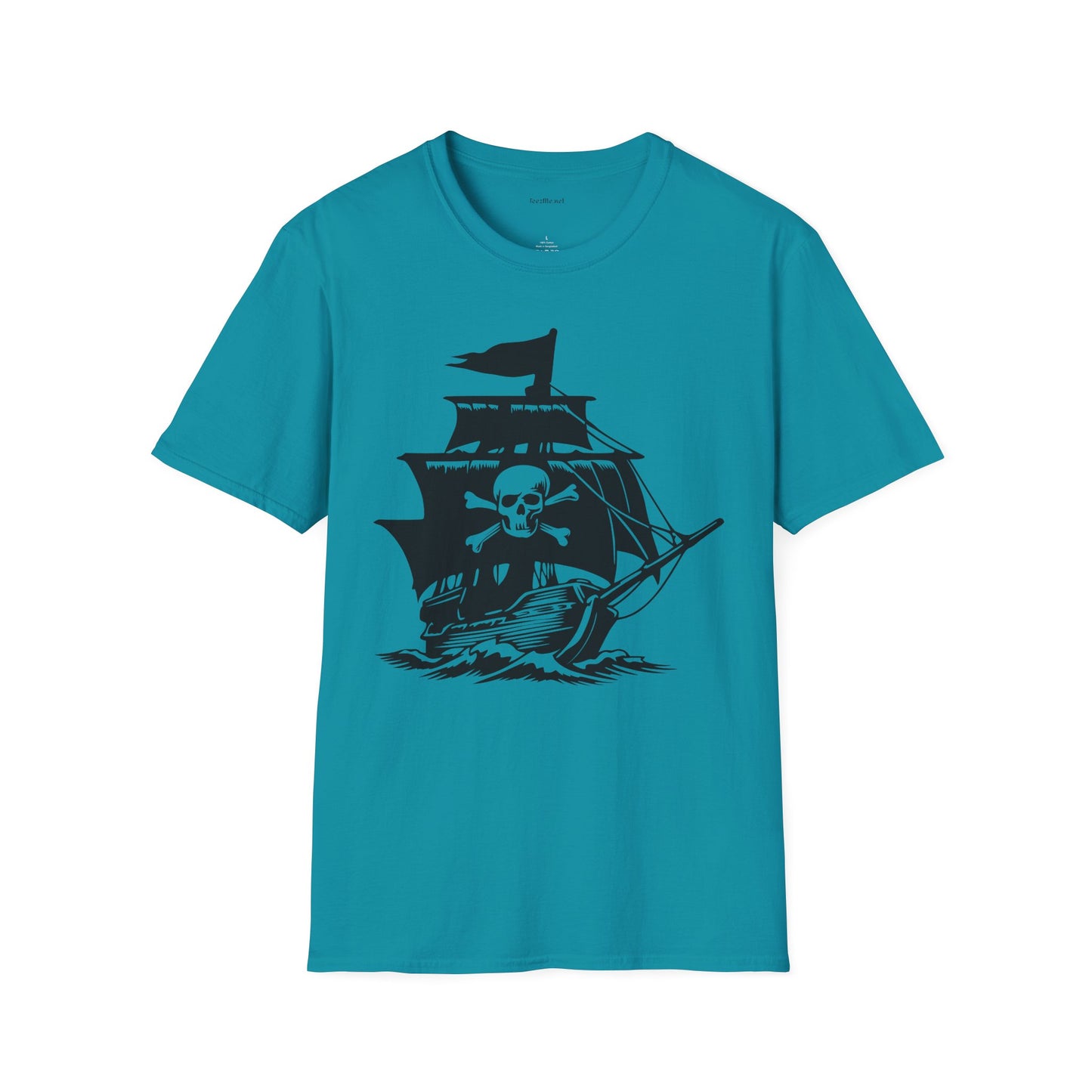 Pirate Ship  - Unisex Softstyle T-Shirt 100% Cotton Graphic