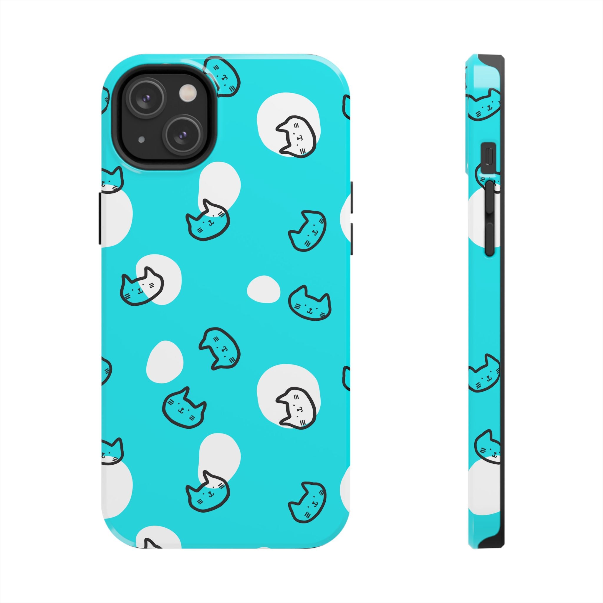 Cute Cat Pattern Cell Phone Case Tough Phone Cases