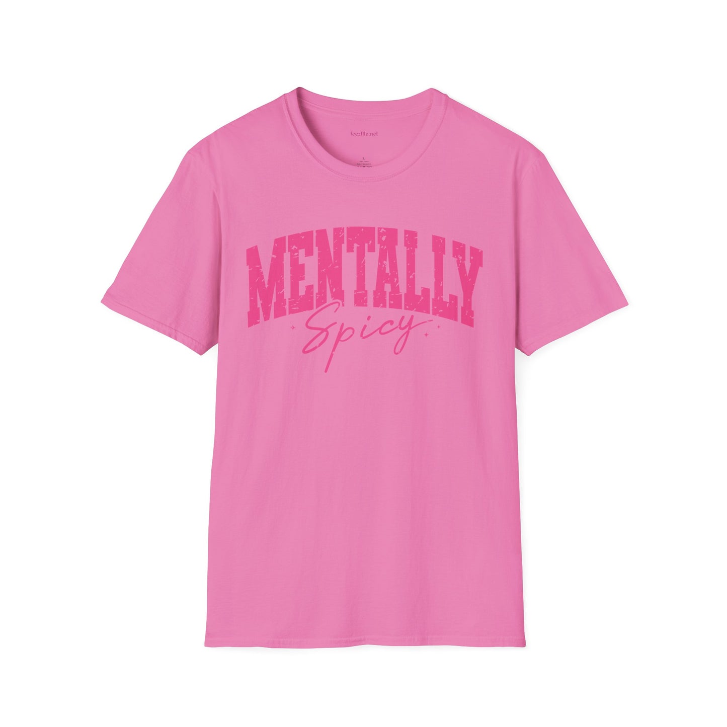 Mentally Spicy Unisex Softstyle T-Shirt 100% Cotton Graphic