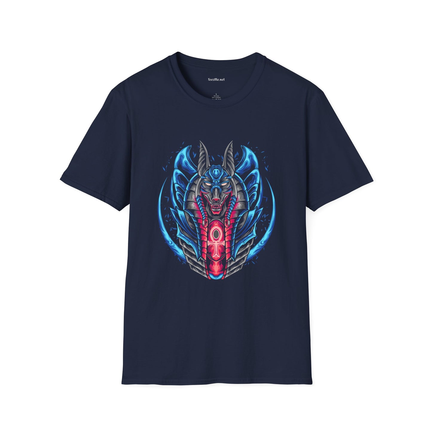 The Anubis Eqyptian Unisex Softstyle T-Shirt 100% Cotton