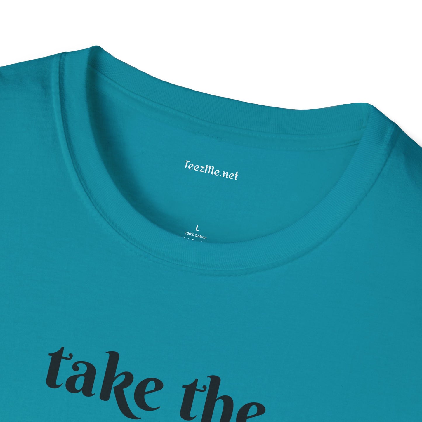 Take the scenic route- Unisex Softstyle T-Shirt 100% Cotton Graphic