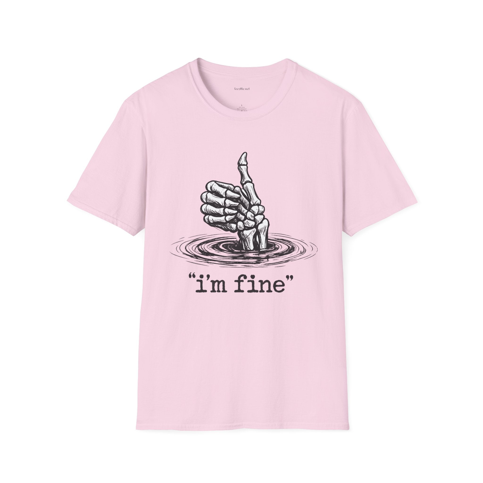 I'm Fine Skeleton Thumbs Up T-Shirt