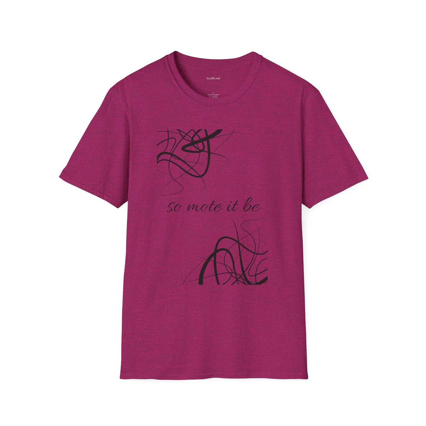 So mote it be - Unisex Softstyle T-Shirt 100% Cotton Graphic