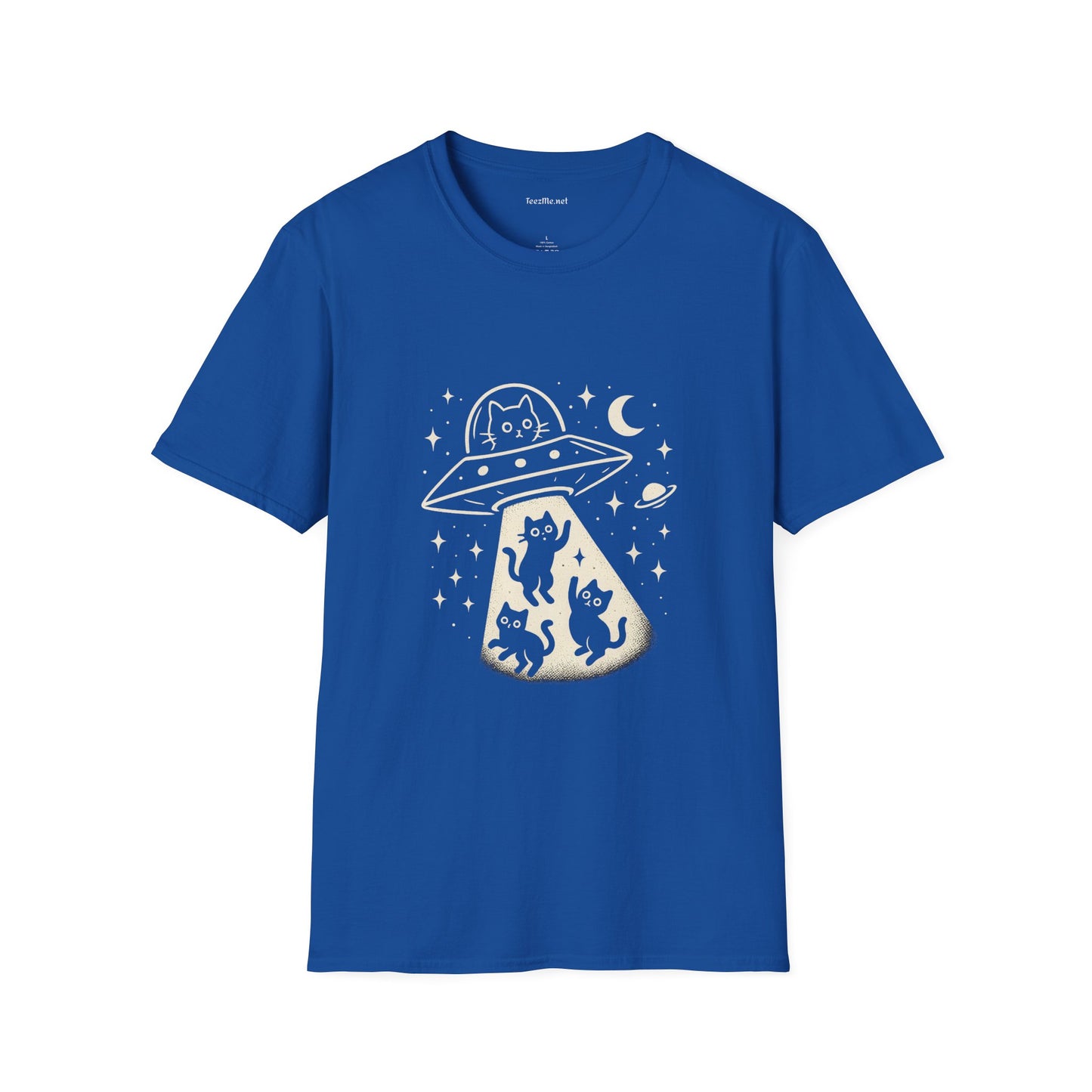 UFO Cats Unisex Softstyle T-Shirt 100% Cotton Graphic
