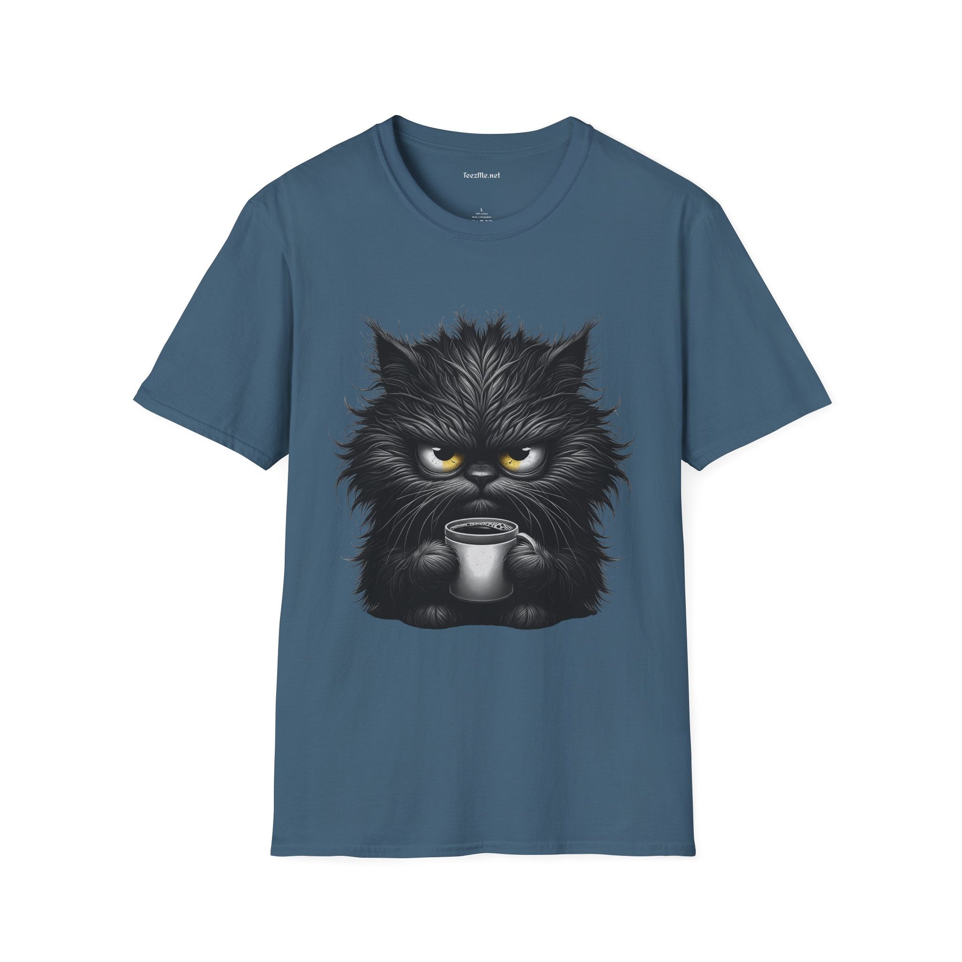 Adorable Grumpy Cat 01 Unisex SoftStyle T-Shirt 100% Cotton Graphic