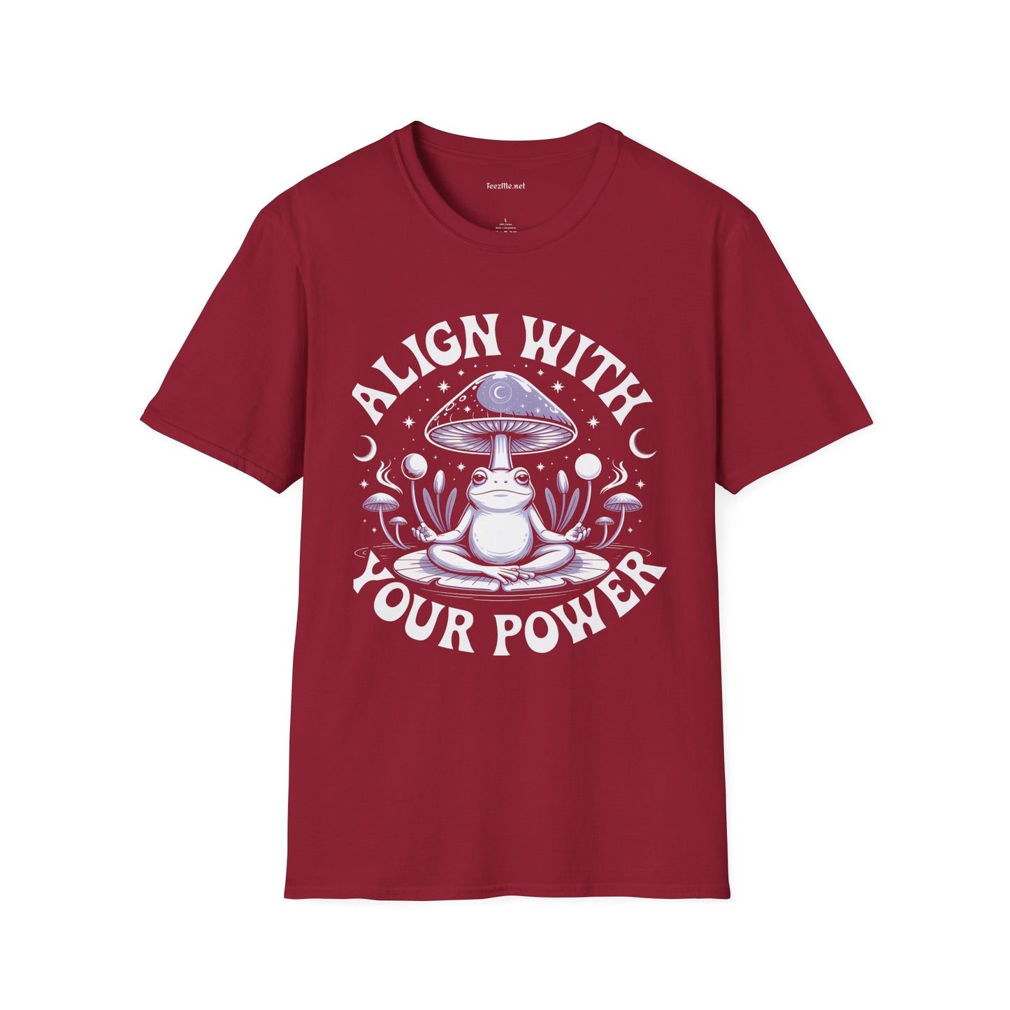 Align With Your Power Frog 01 Unisex Softstyle T-Shirt 100% Cotton