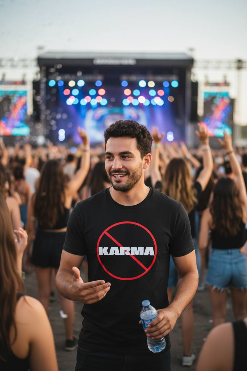 KARMA (nope) - Unisex Softstyle T-Shirt 100% Cotton Graphic