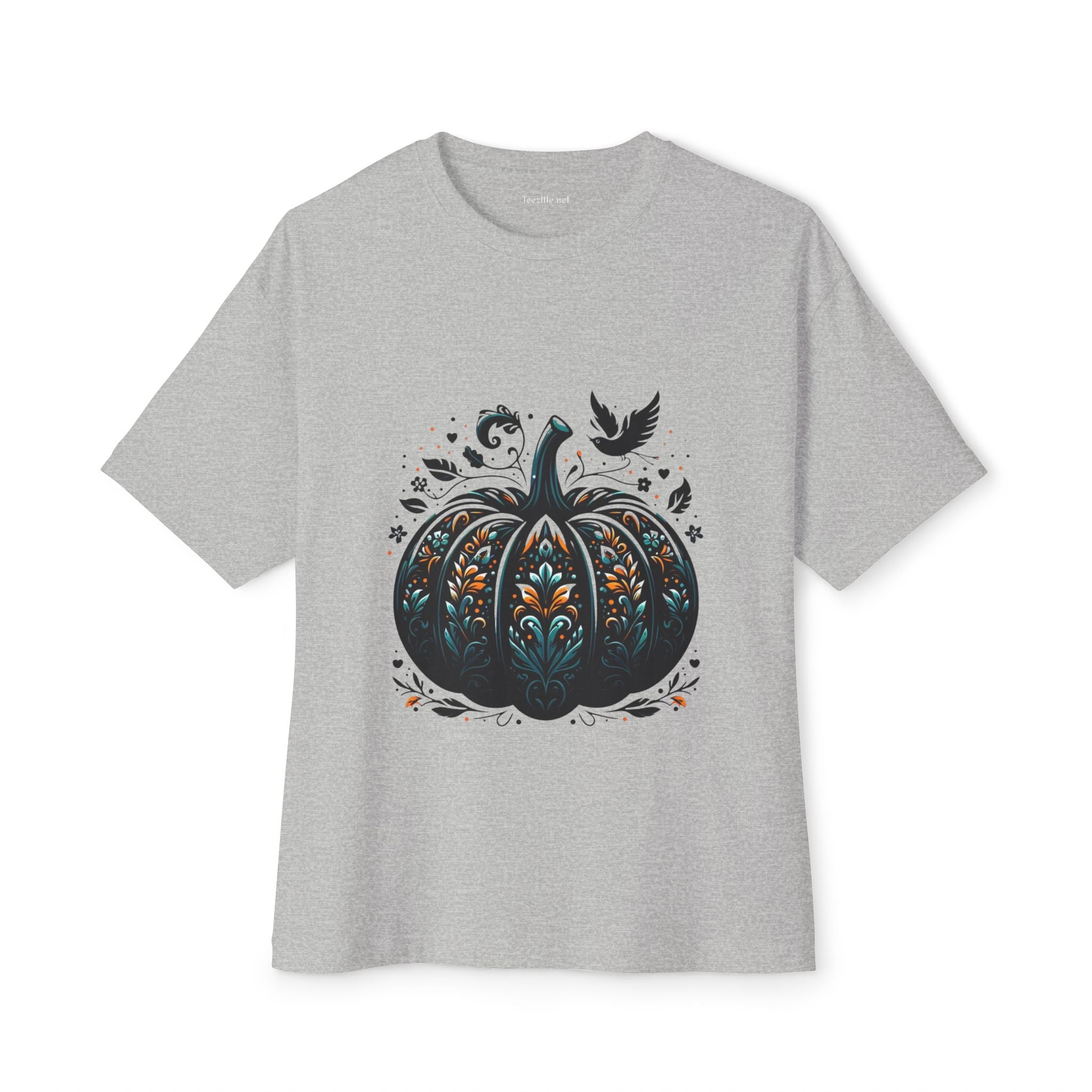 Goth Pumpkin2 - Unisex Oversized Boxy Tee