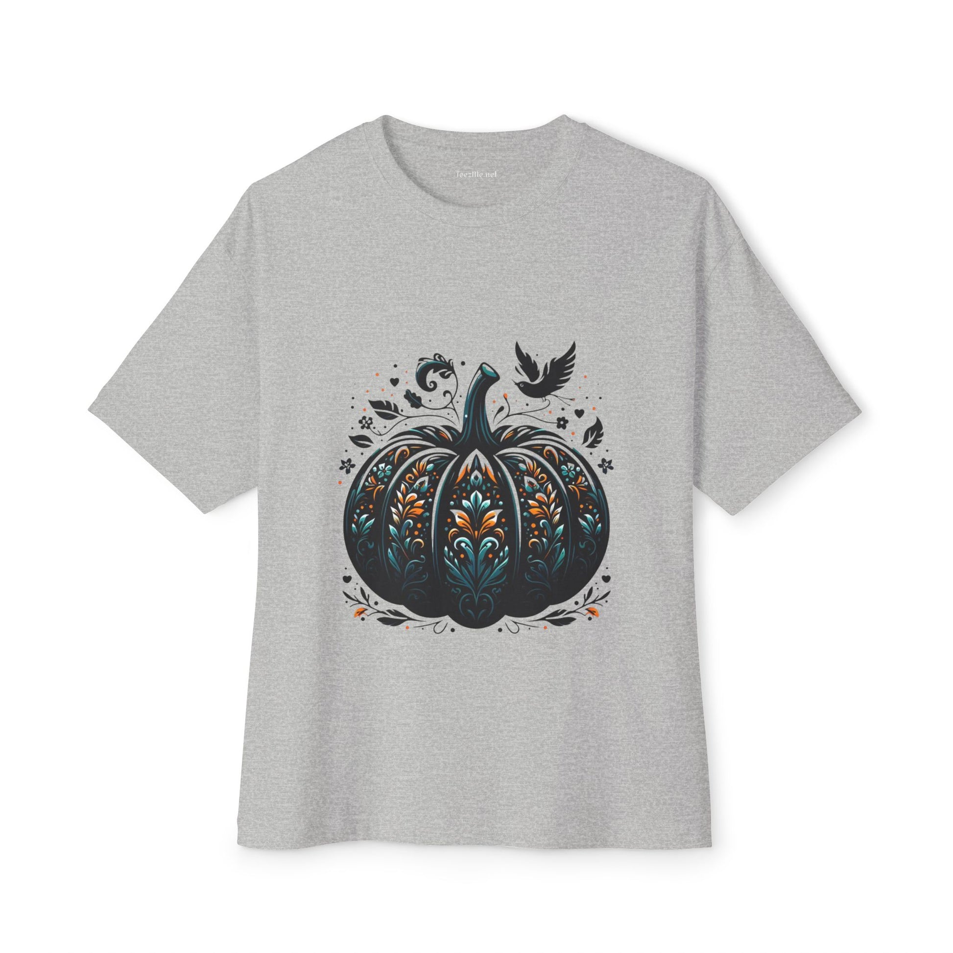 Goth Pumpkin2 - Unisex Oversized Boxy Tee
