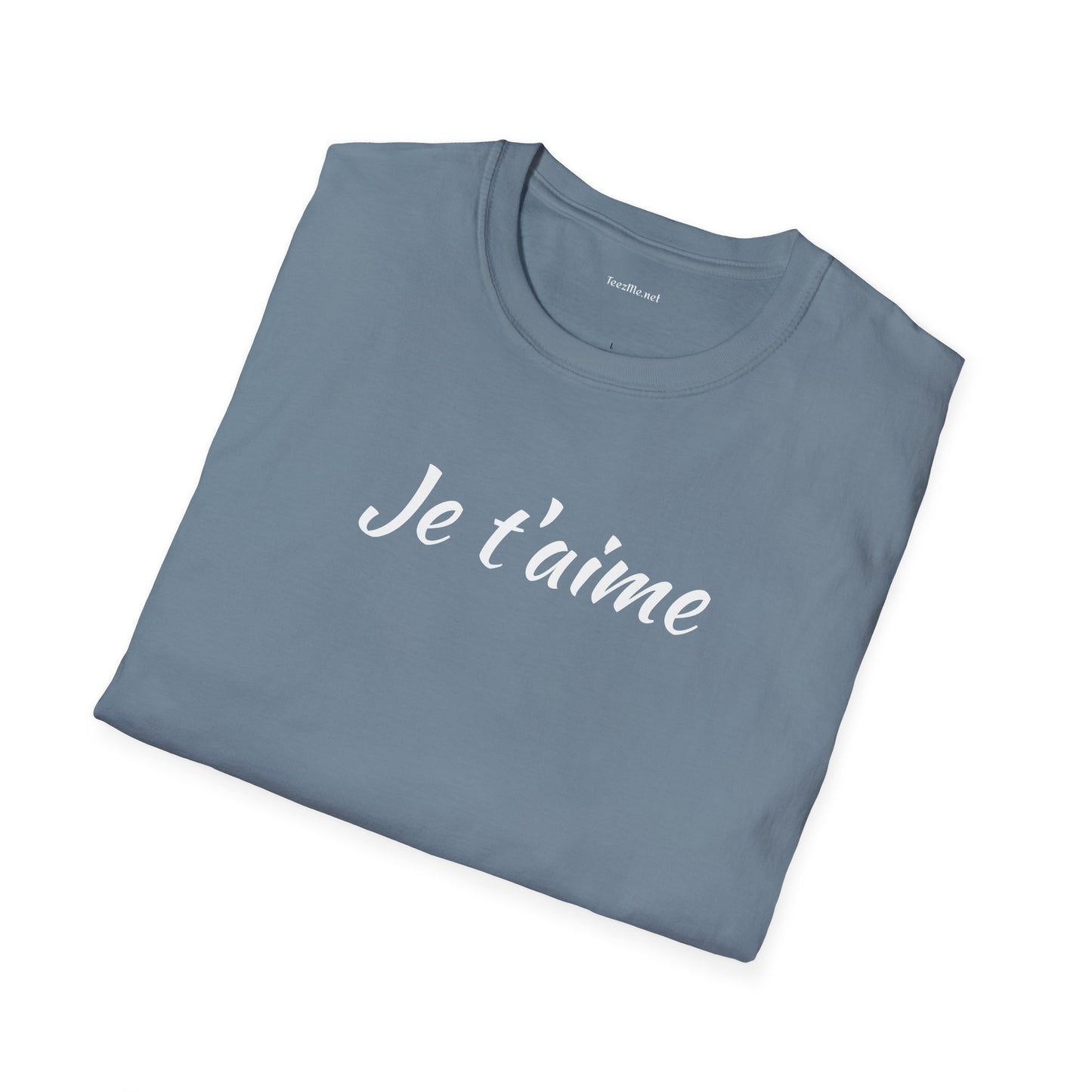 Je t'aime - Unisex Softstyle T-Shirt 100% Cotton Graphic