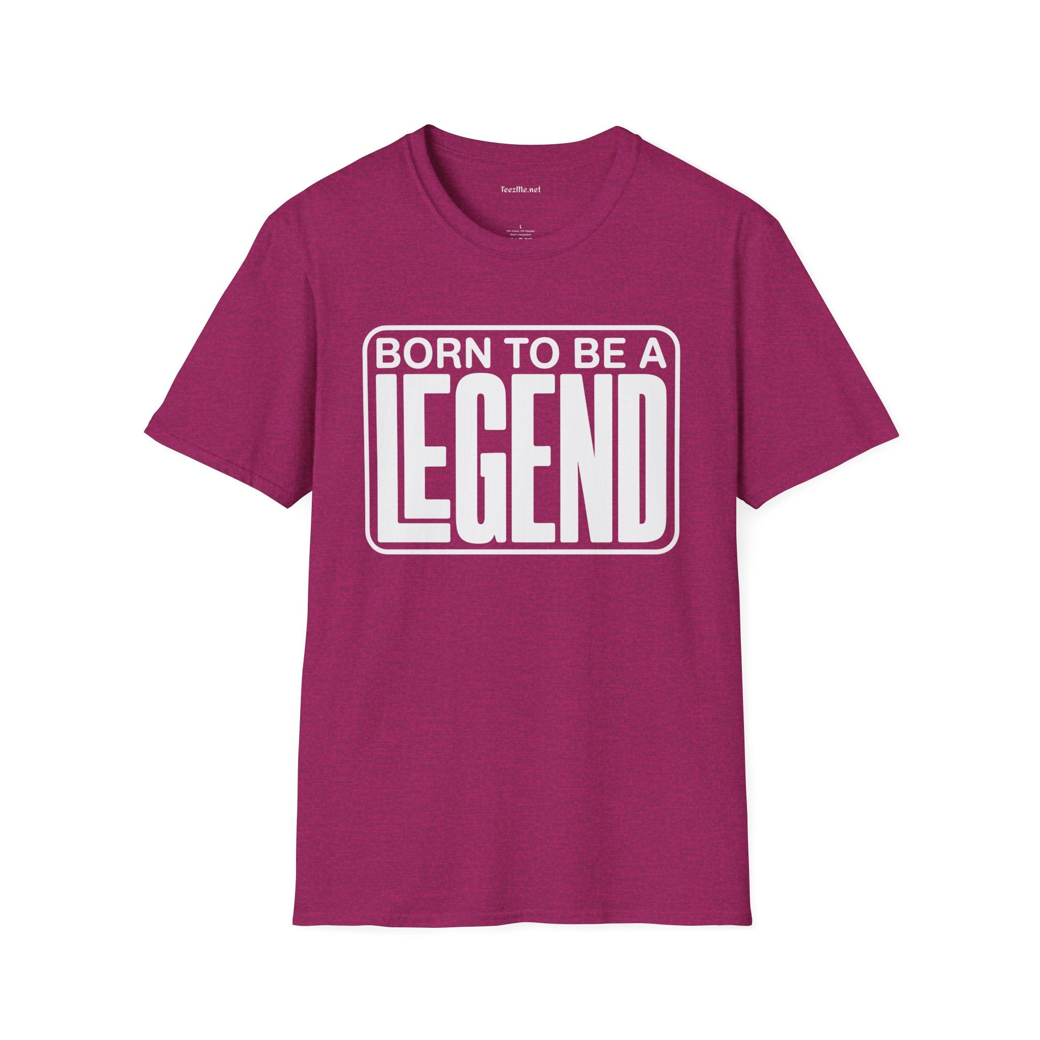 Be A Legend Unisex SoftStyle T-Shirt 100% Cotton Graphic
