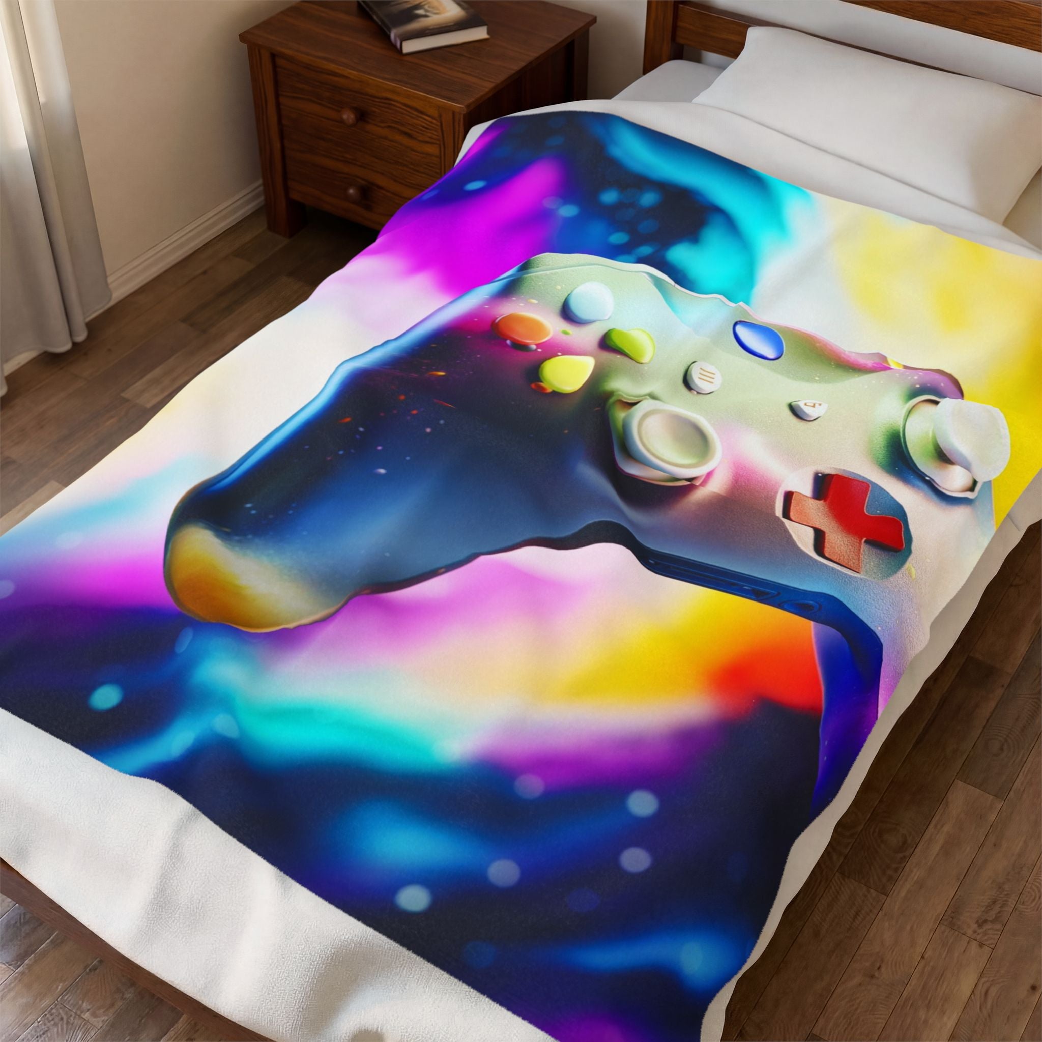 Video Game Velveteen Plush Blanket