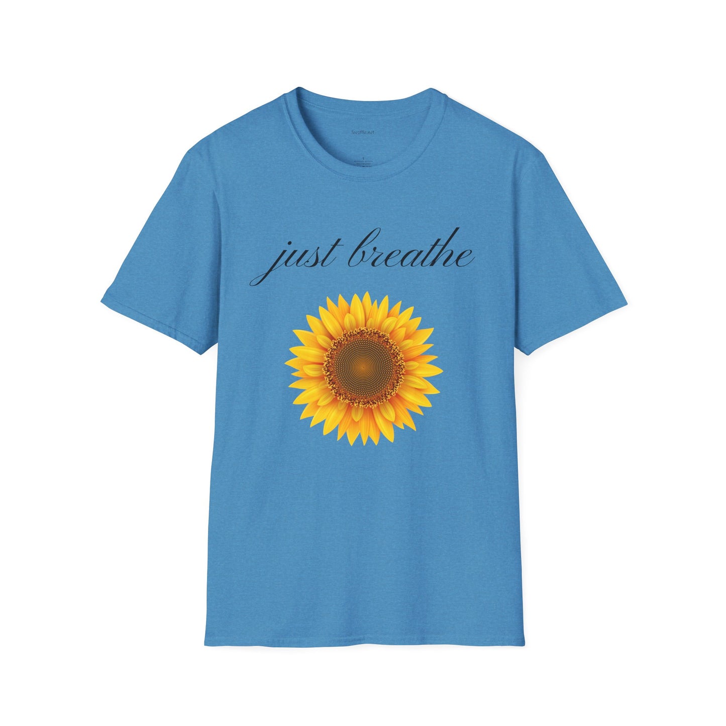 Just breathe - Unisex Softstyle T-Shirt 100% Cotton Graphic